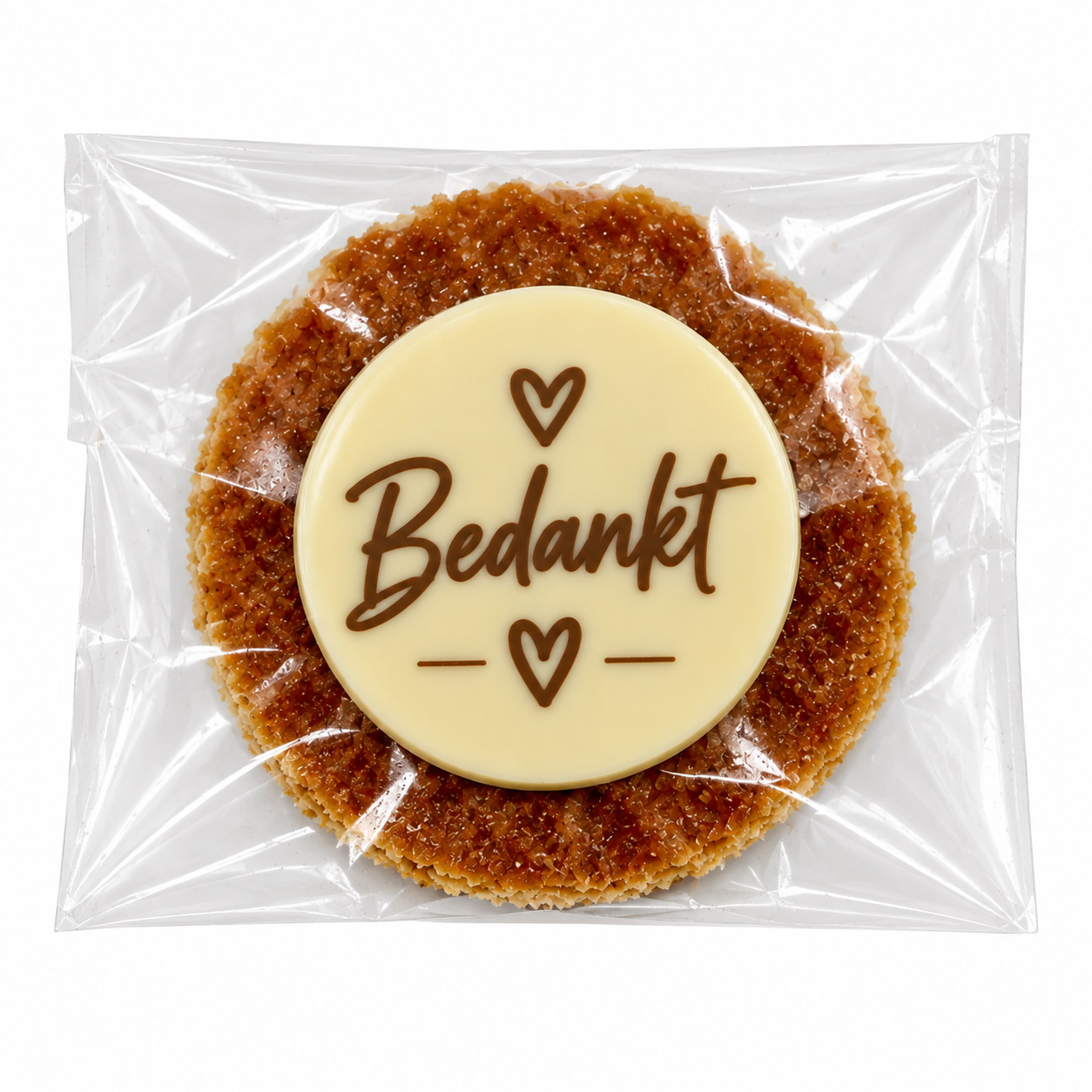 Stroopwafel – Schokoladenplättchen mit Logo | 1 Stück