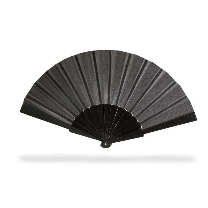 Handwaaier Wesley – Hout en polyester | Opvouwbaar | Lichtgewicht