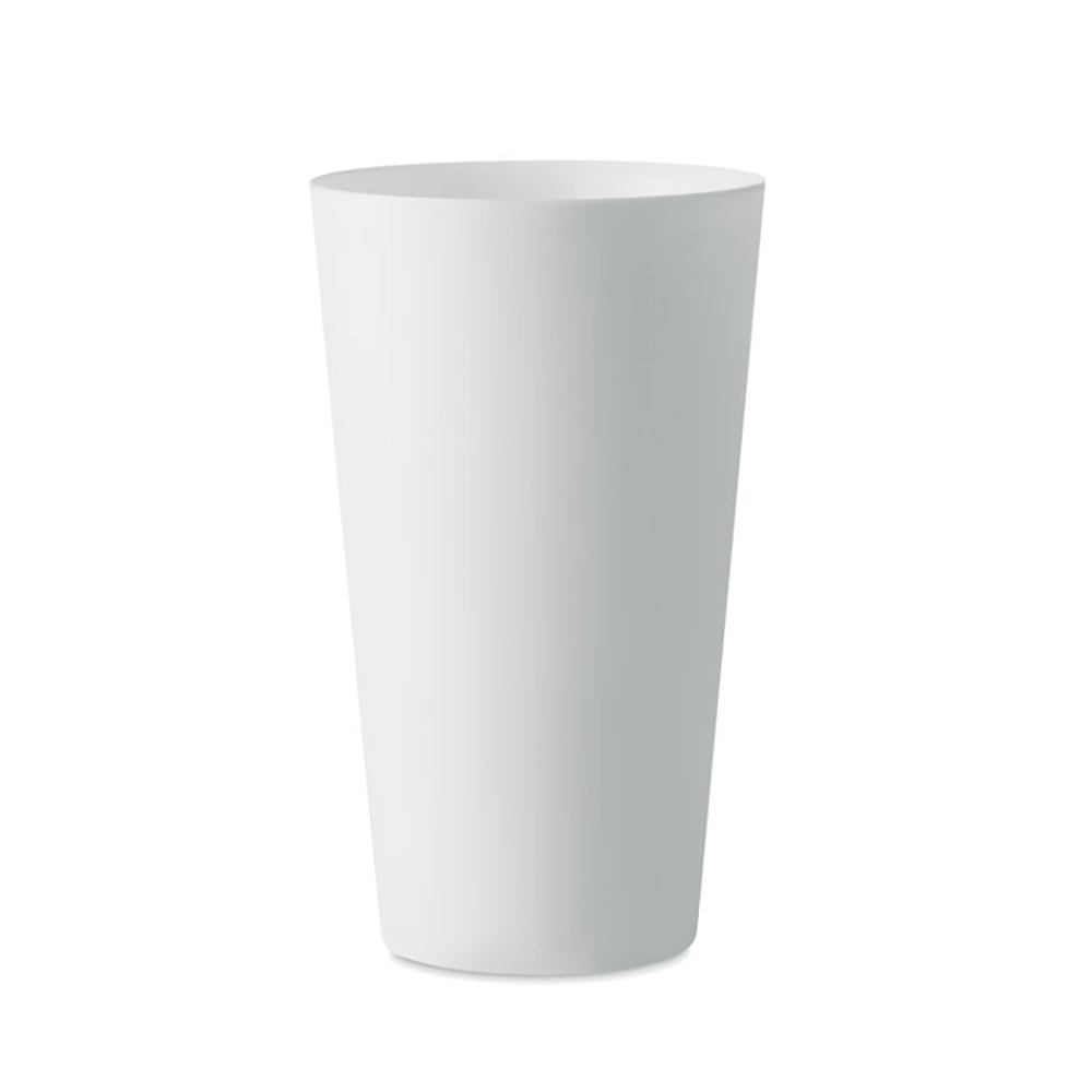 Trinkbecher Max - Schmal 500ml | Matt | PP-Kunststoff | Wiederverwendbar
