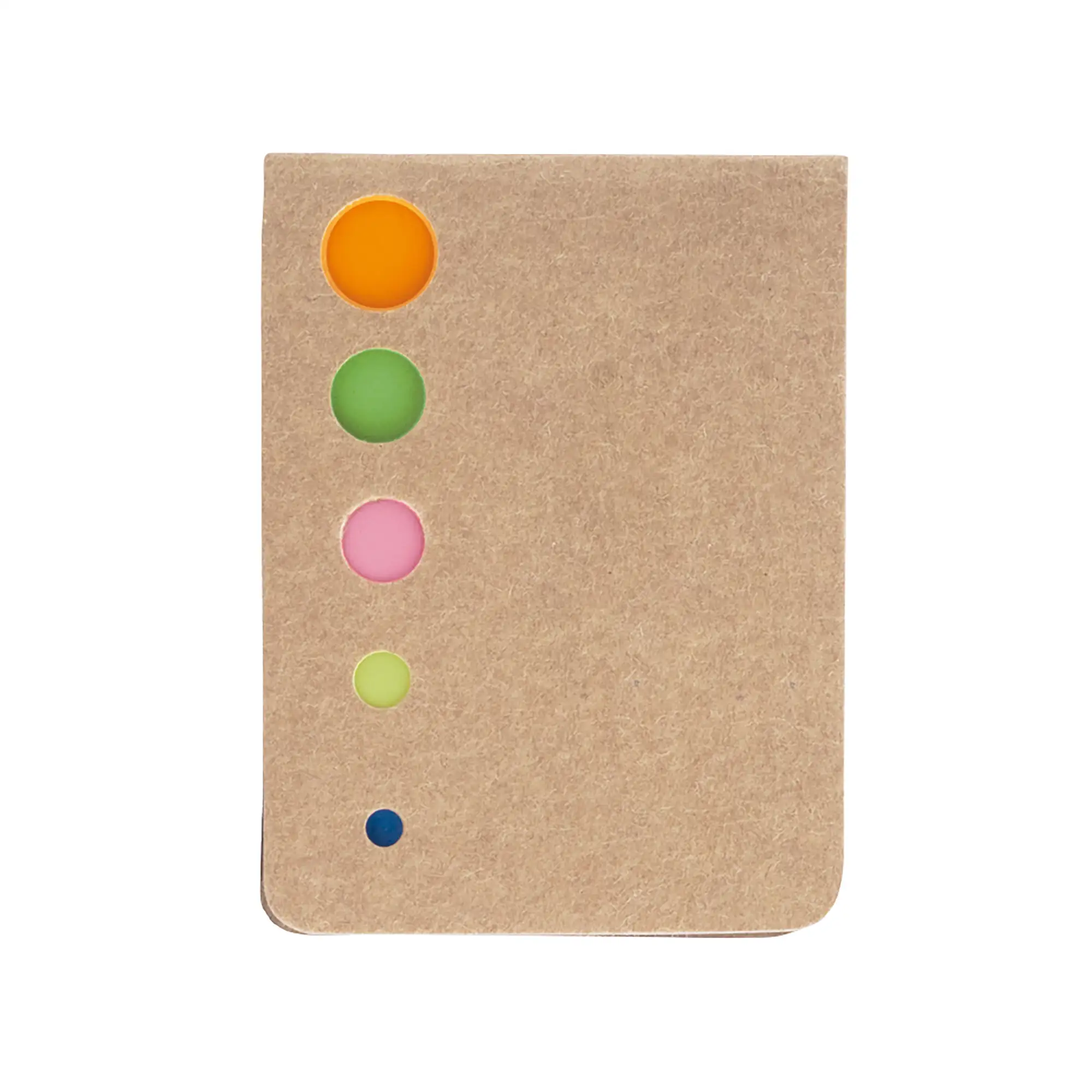 Notitieblok Mieke - Gerecycled Karton | 100 Plaknotities | Gerecycled Karton | Zachte Kaft | Compact | Voor Kantoor