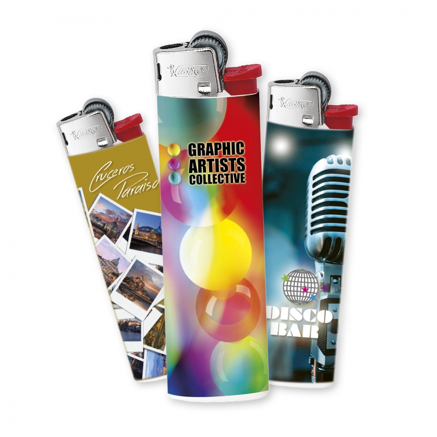 BIC J23 Feuerzeug - Fullcolor | Medium | Vollfarbdruck ganzflächig