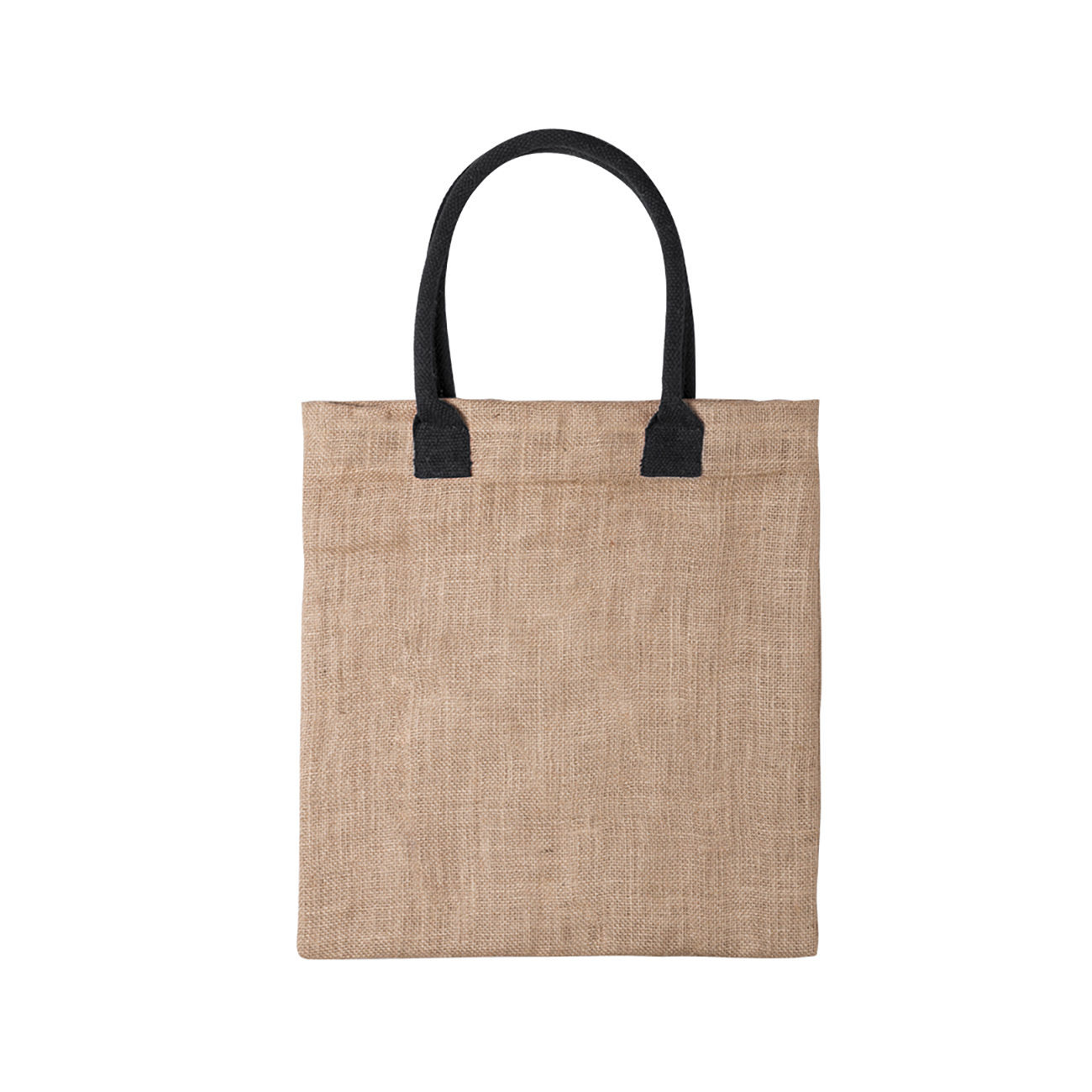 Sac en jute | 240 gr/m2 | 41 x 38 cm | Poignées colorées