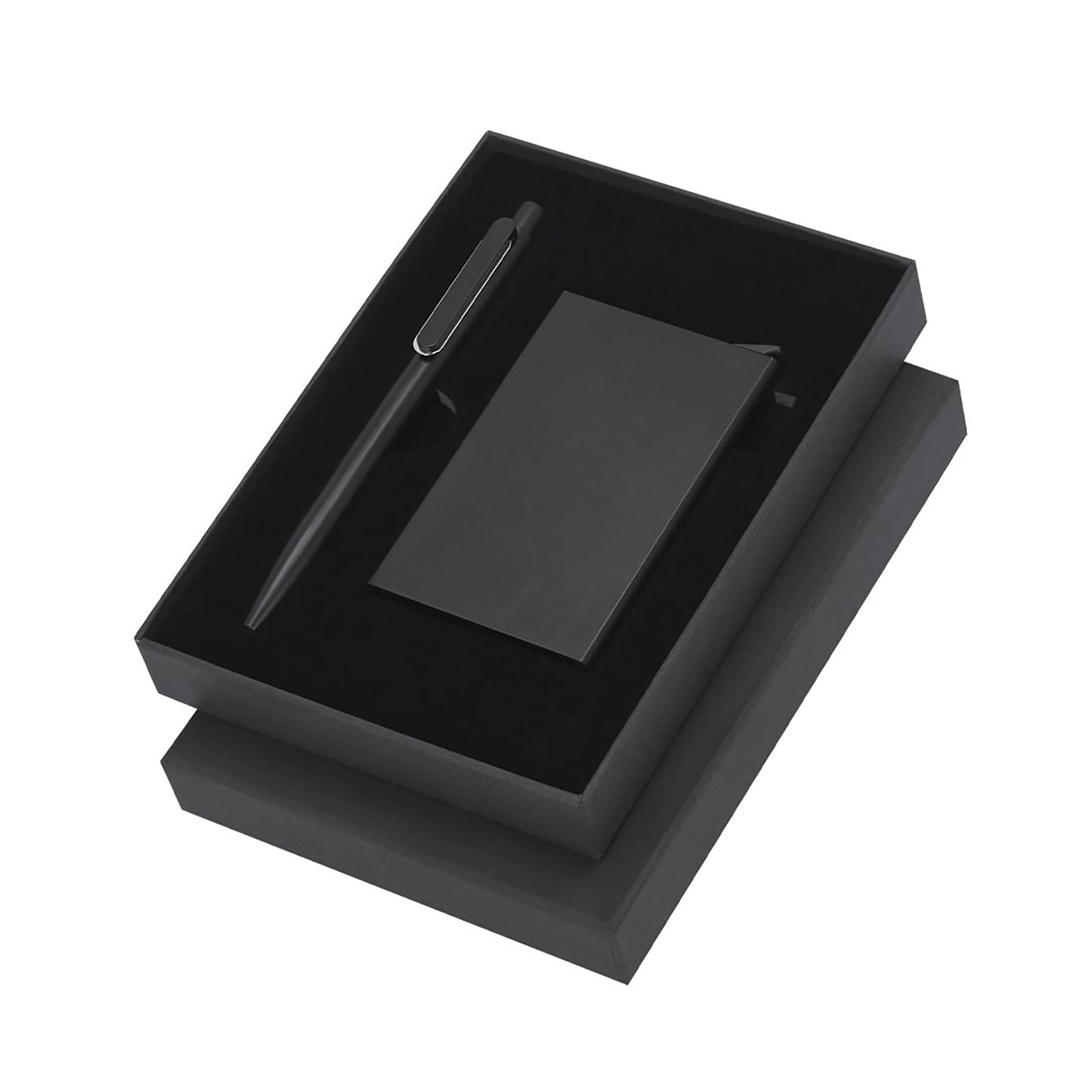 Set - Stylo + porte-cartes | Aluminium recyclé | RFID