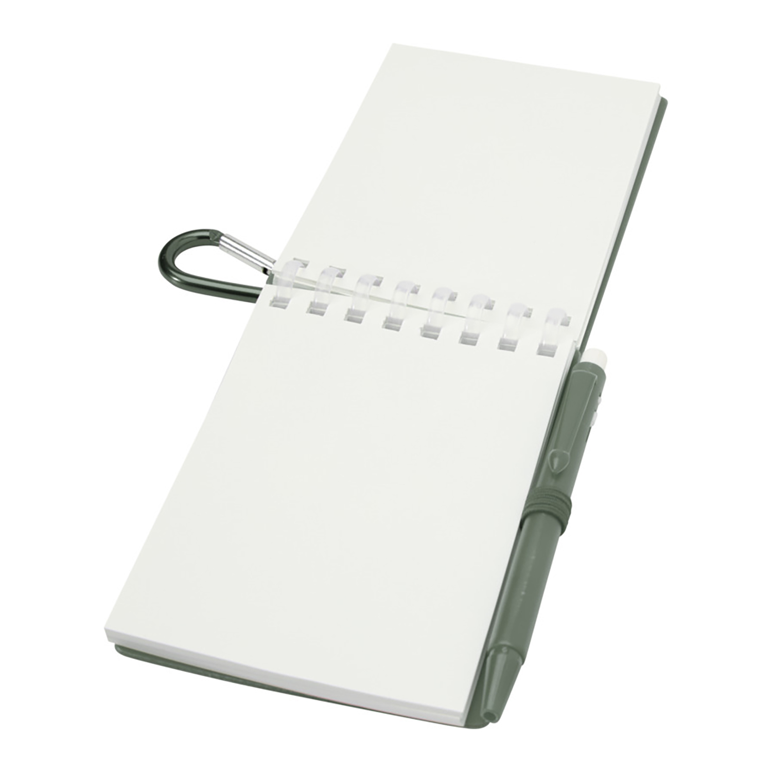 Wasserfestes mini-notizbuchset – Steinpapier | Mit stift | Stiftschlaufe | Clipring