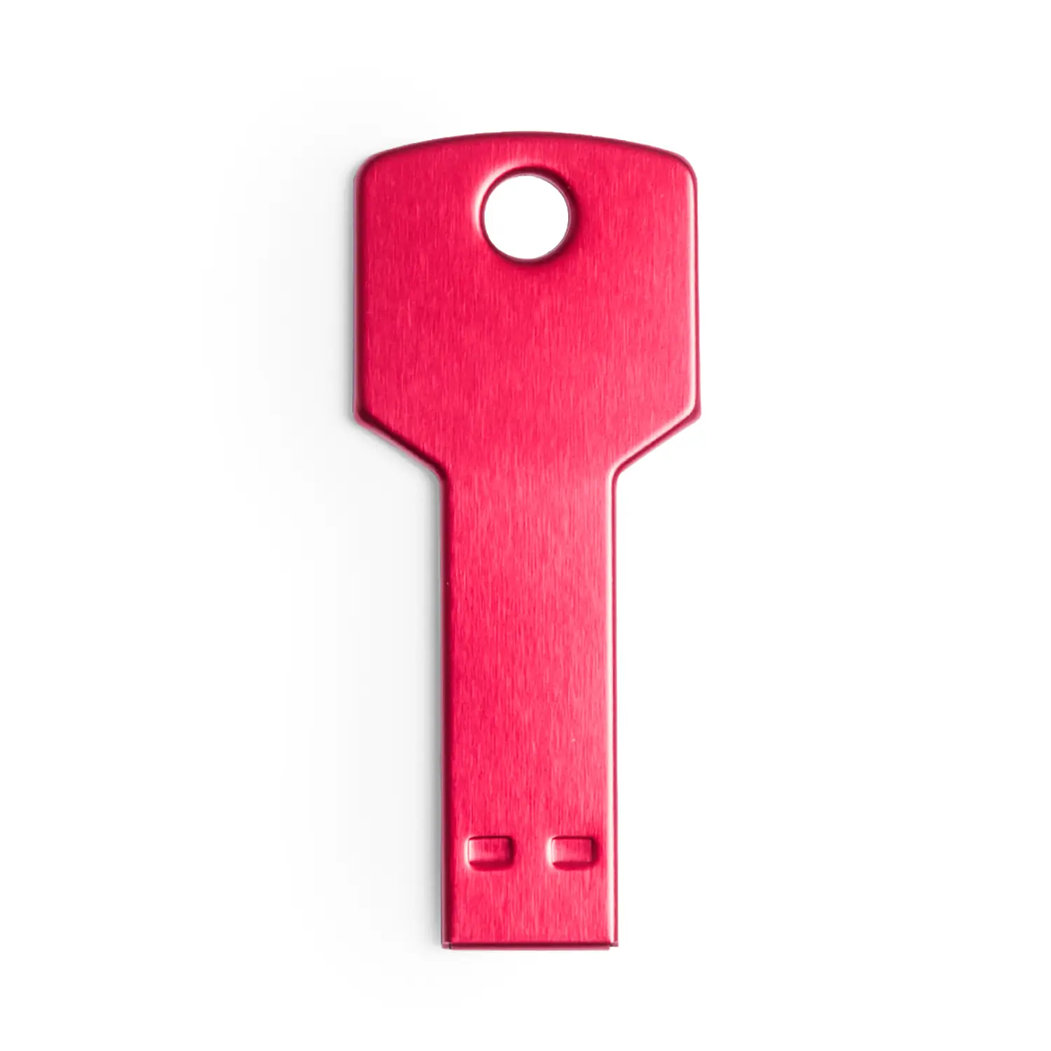 Clé USB 16 Go en forme de clé – Aluminium | Compacte | Anneau | Corps métal