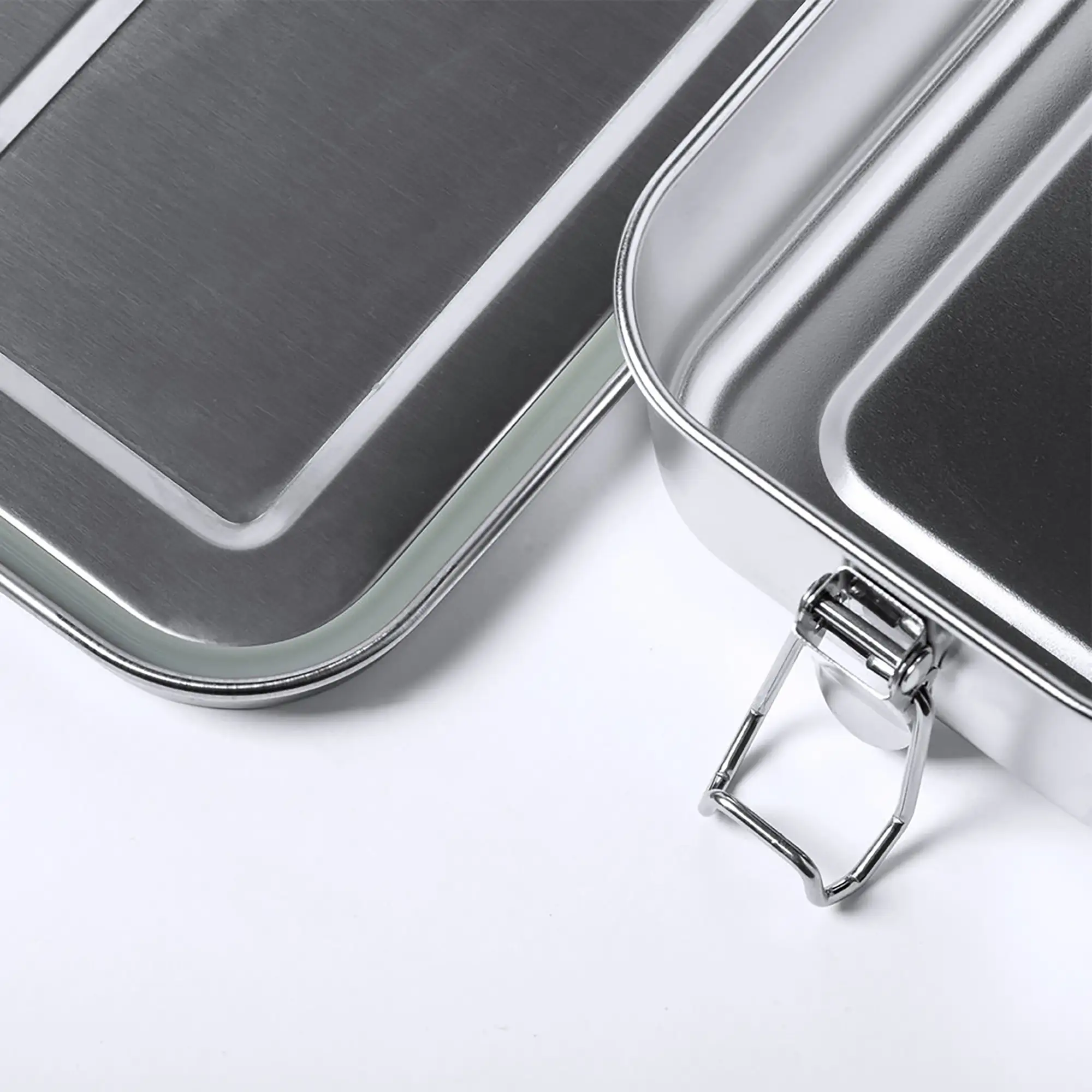 Lunchbox – Edelstahl | 750 ml | Wasserdichter Deckel | Sicherheitsverschluss | Robust