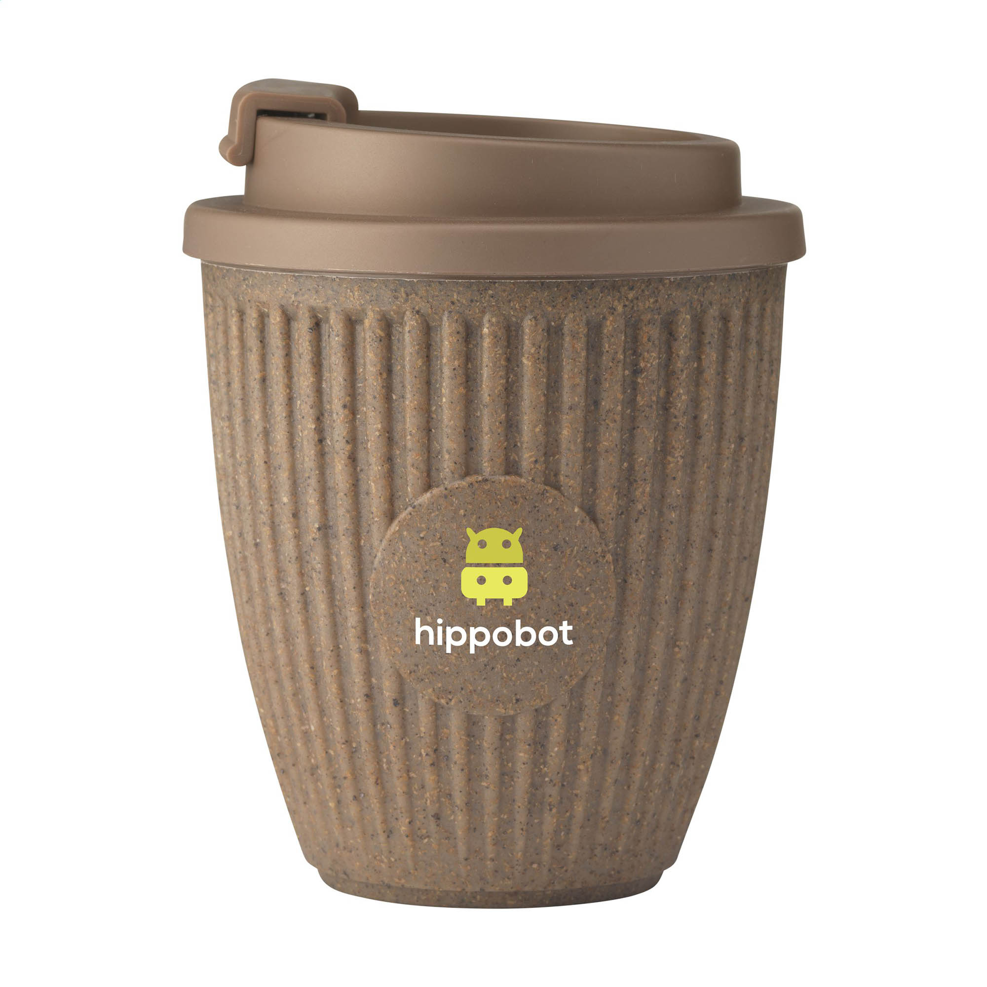 Koffie to go mok Kava - 250 ml | koffievezels| Tot 4 kleuren bedrukking