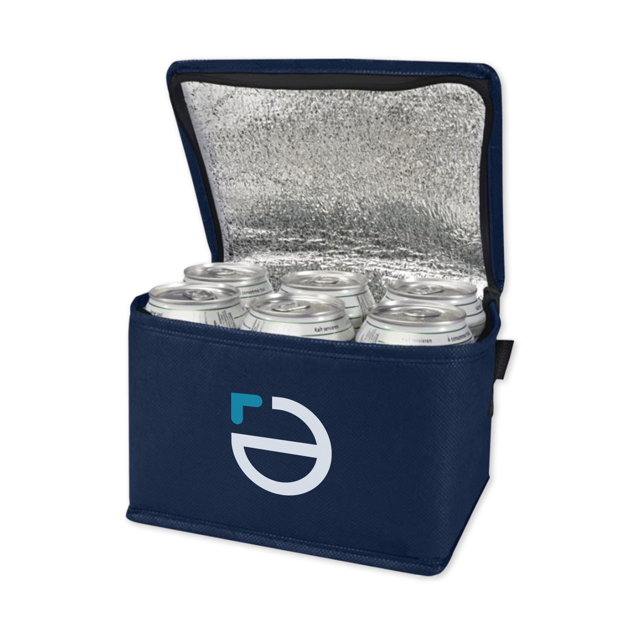 Gerecyclede non-woven koeltas Yara – 4L | Compact | Isolerend | Ritsluiting