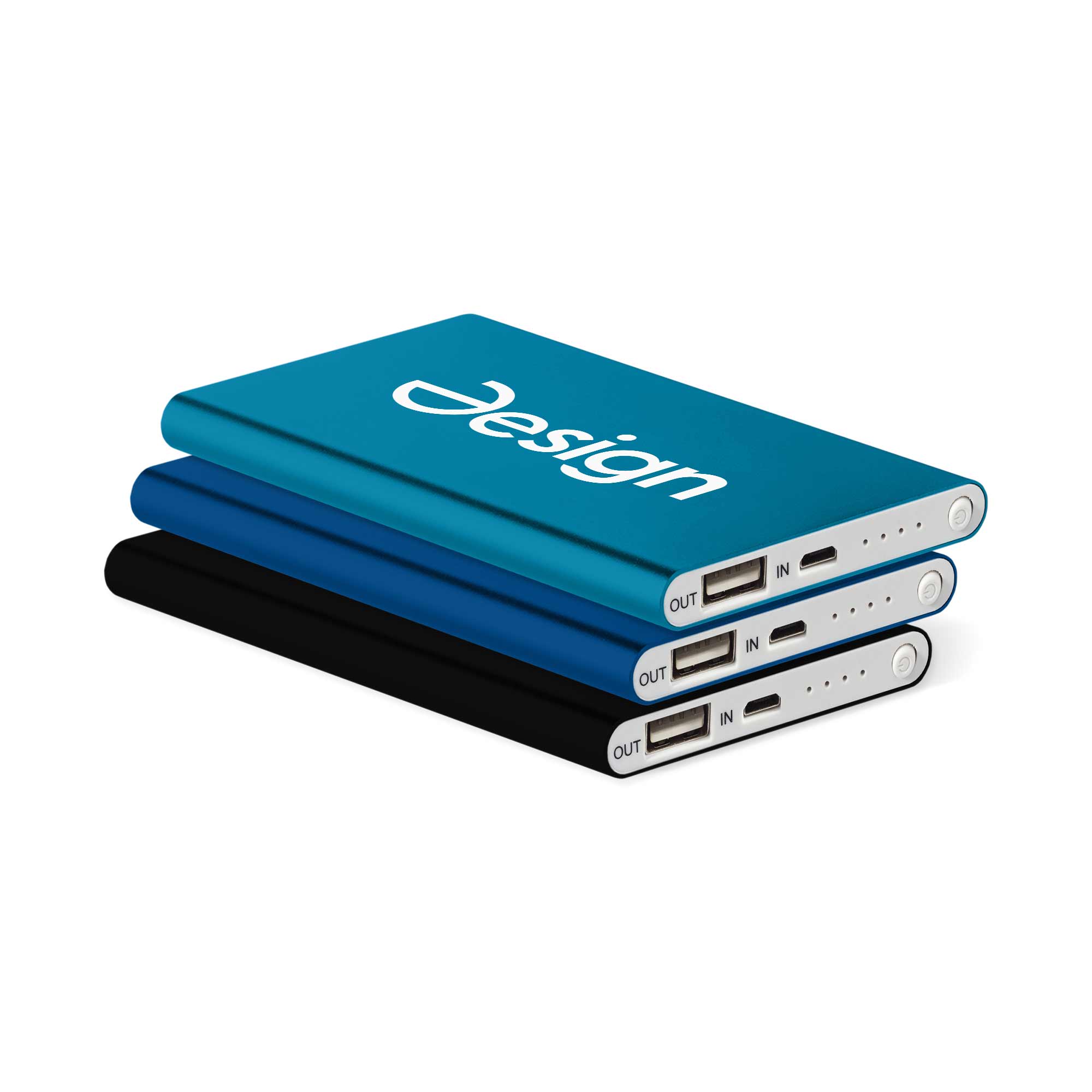 Batterie externe | 4000 mAh | Quadrichromie