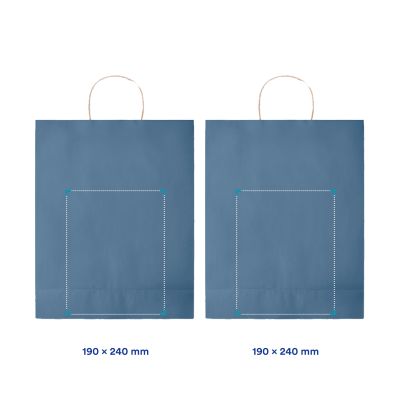Sac en papier coloré | 100 grammes | A4 | Impression jusqu'à 4 couleurs
