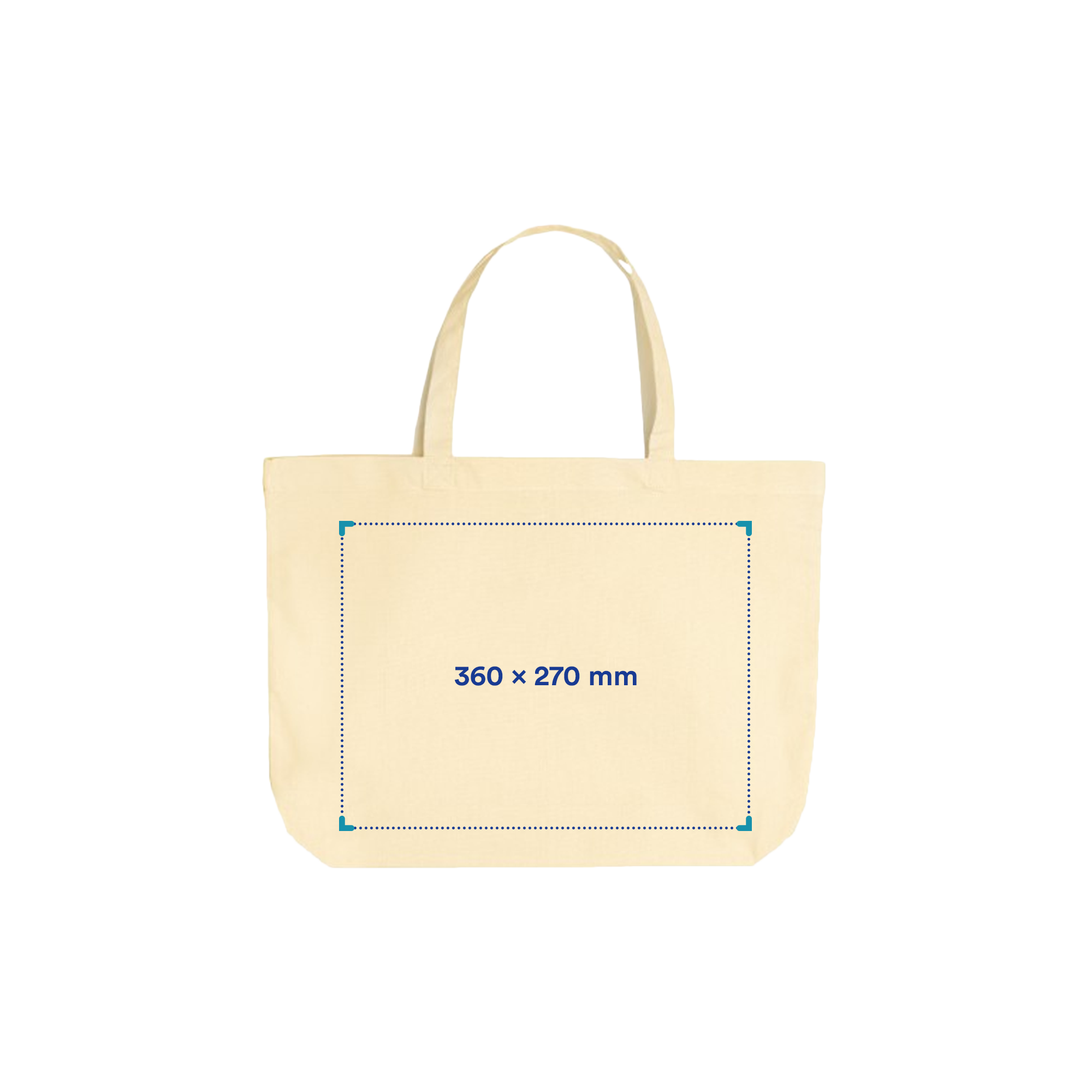 Katoenen shopper Dik - Gekleurd | 155 g/m² | Korte hengsels | Tot 4 kleuren bedrukking