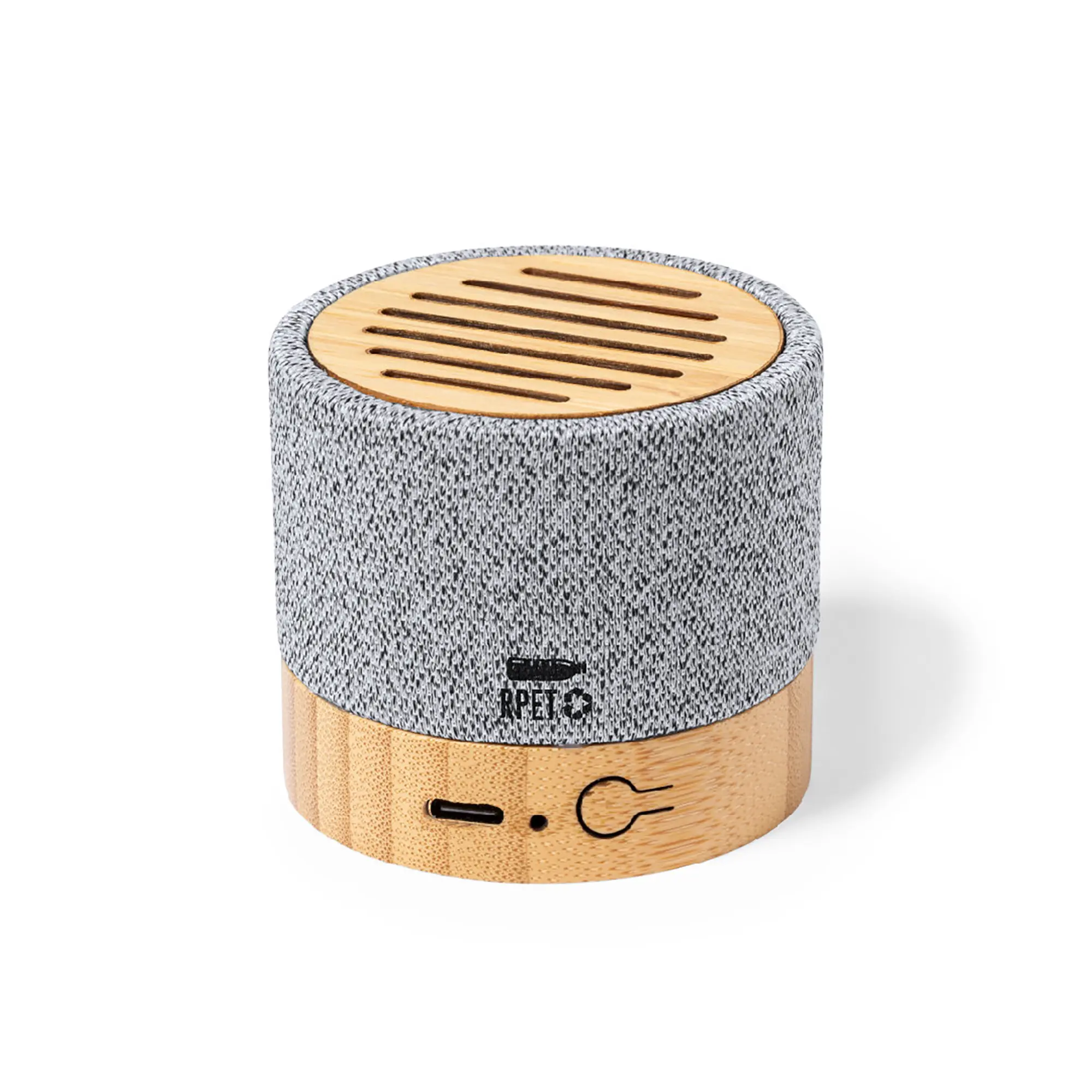 Haut-parleur Bluetooth en RPET et bambou – Rechargeable | Bluetooth 5.0