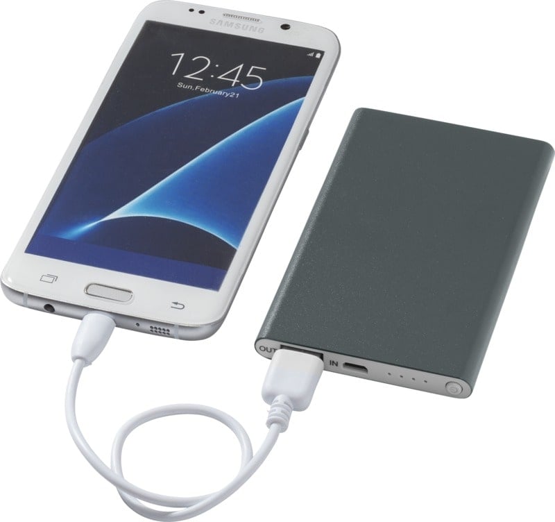 Powerbank Tom - 4000 mAh | Aluminium | Slim Design