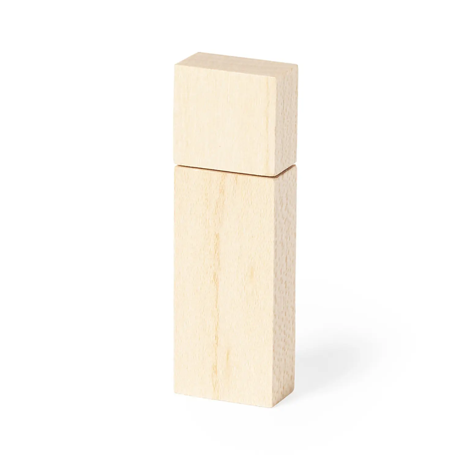 Clé USB 16 Go bois – Avec capuchon | Naturel | Compact | Durable