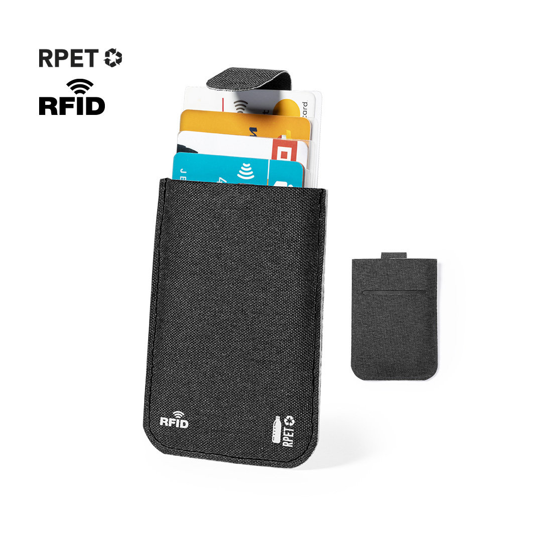 Porte-cartes | Polyester RPET | 5 compartiments | Impression jusqu'à 4 couleurs