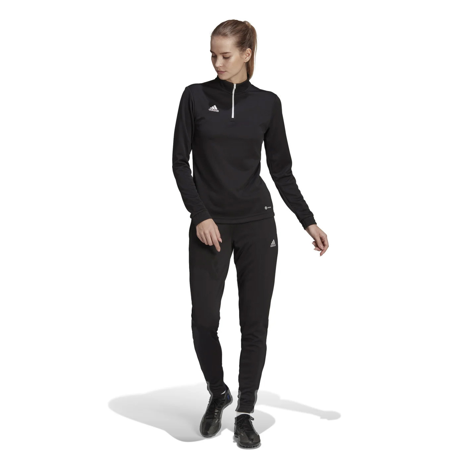 Adidas Ritssluiting Entrada 22 - Dames | Trainingsritsjas | Gerecycled