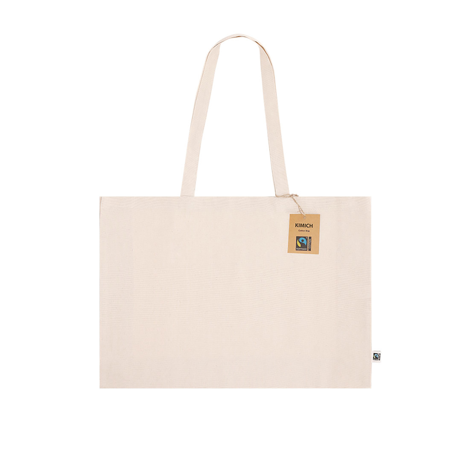 Fairtrade katoenen tas Martin – 220 g/m² | Versterkt | Ruim