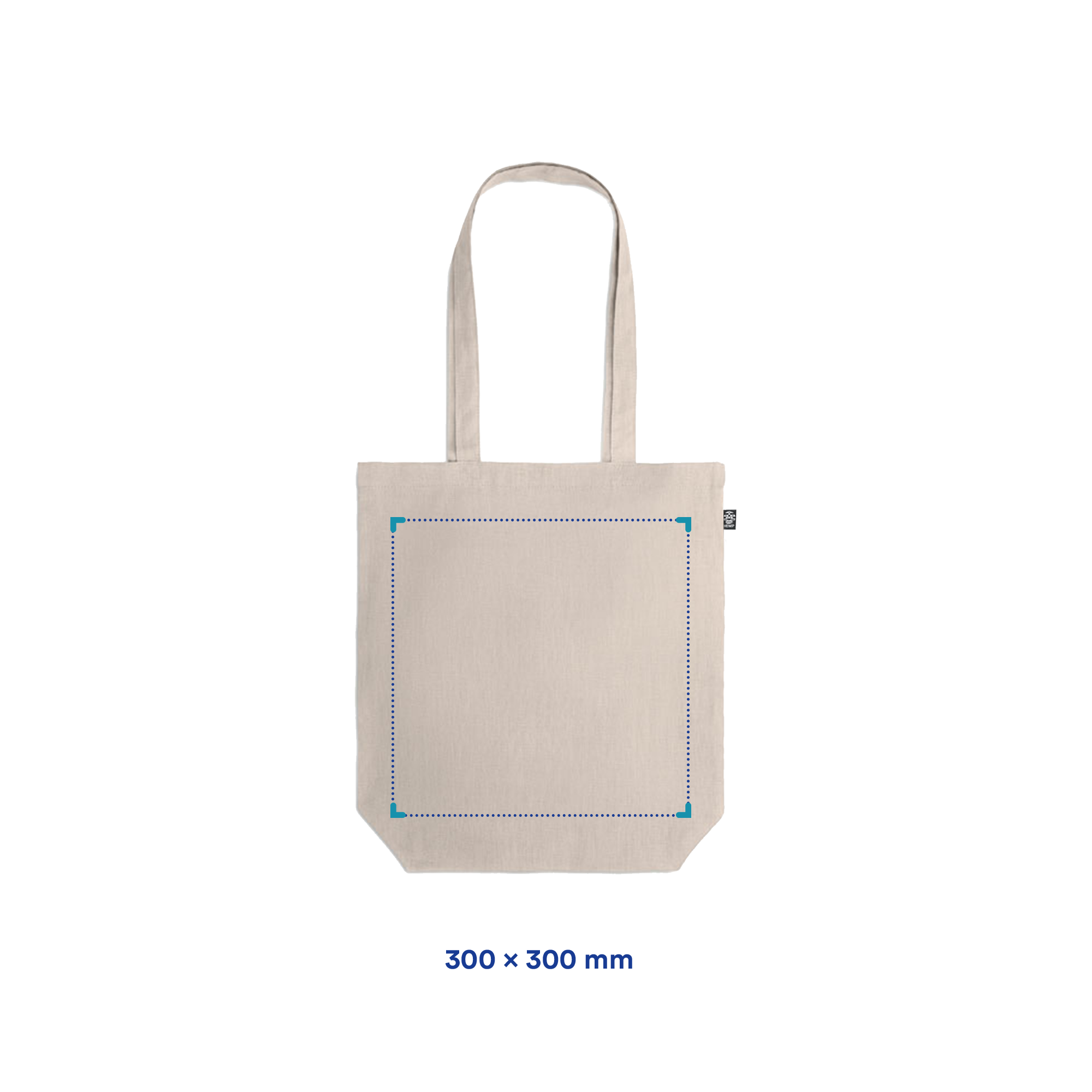 Shopper Eelco - 100% hennep | 38 x 10 x 42 cm | Lange hengsels
