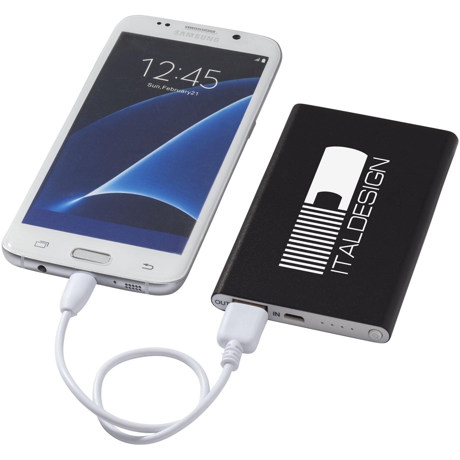 Powerbank Tom - 4000 mAh | Aluminium | Slim Design