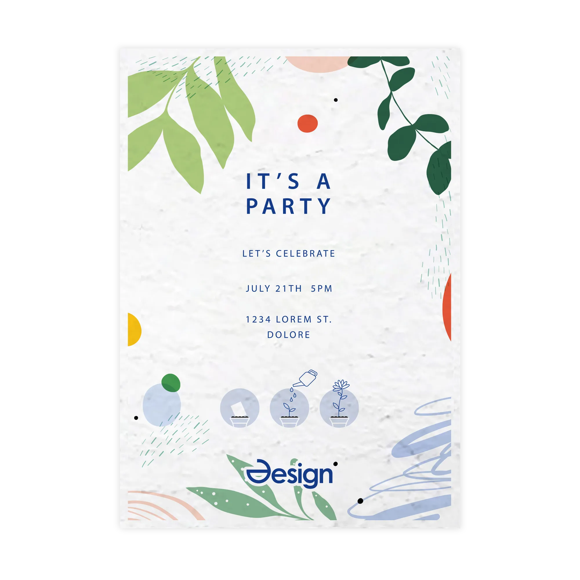 Samenpapier Flora - A4 | 120 g/m² | Vollfarbe