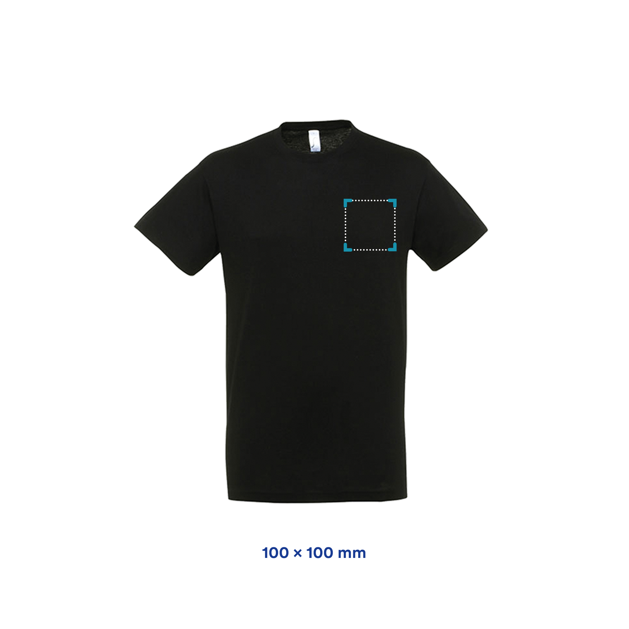 T-shirt Mio - Unisexe | 150 g/m² coton | Col rond | Impression 2 couleurs | Favori des clients