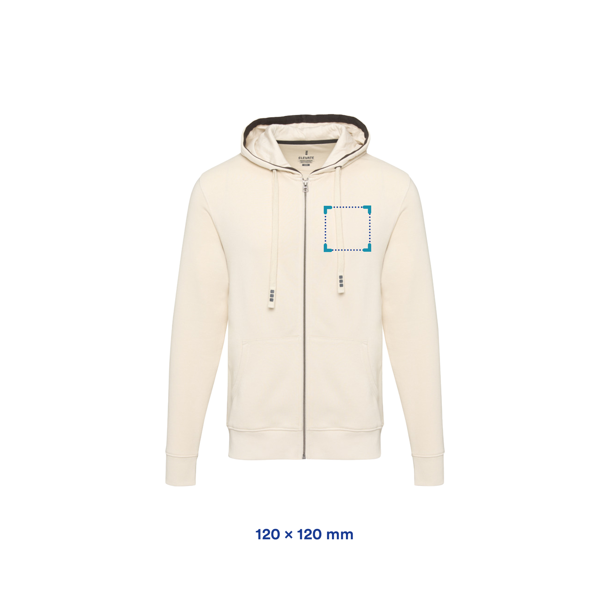 Herren Kapuzenjacke – Full-Zip Design | Kapuze mit Kordelzug | Baumwollmischung | Komfort-Passform