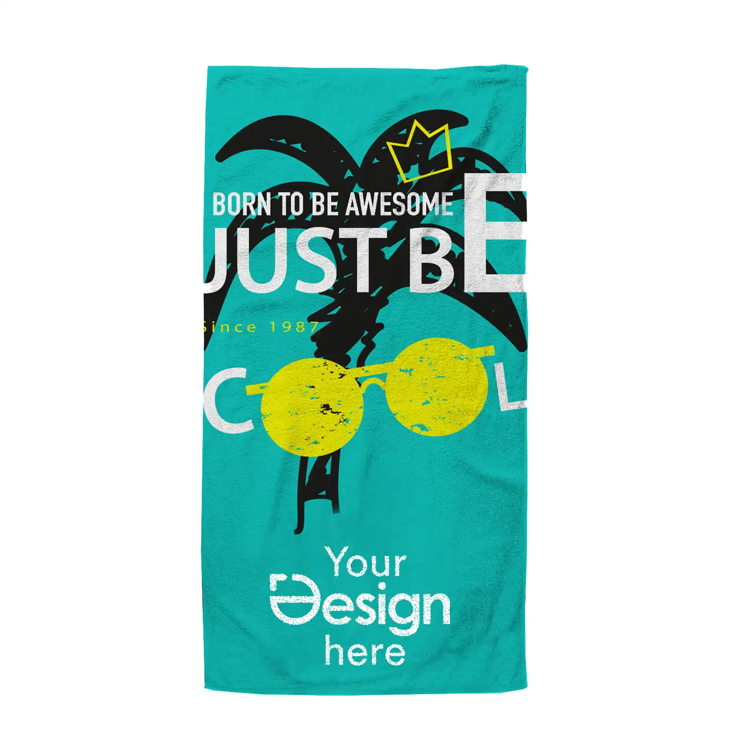 Handdoek Jelle – 180 x 100 cm | 400g/m² | Katoen & Polyester | Volledig bedrukbaar