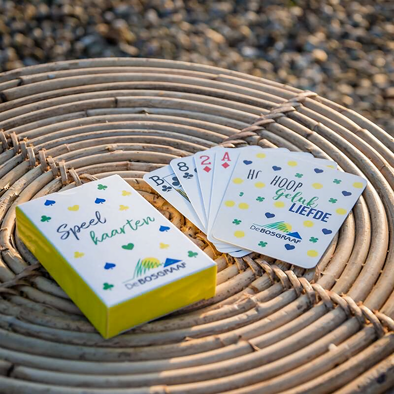 Speelkaarten Snel - In doosje | Bedrukking op doosje en kaarten | Snel leverbaar