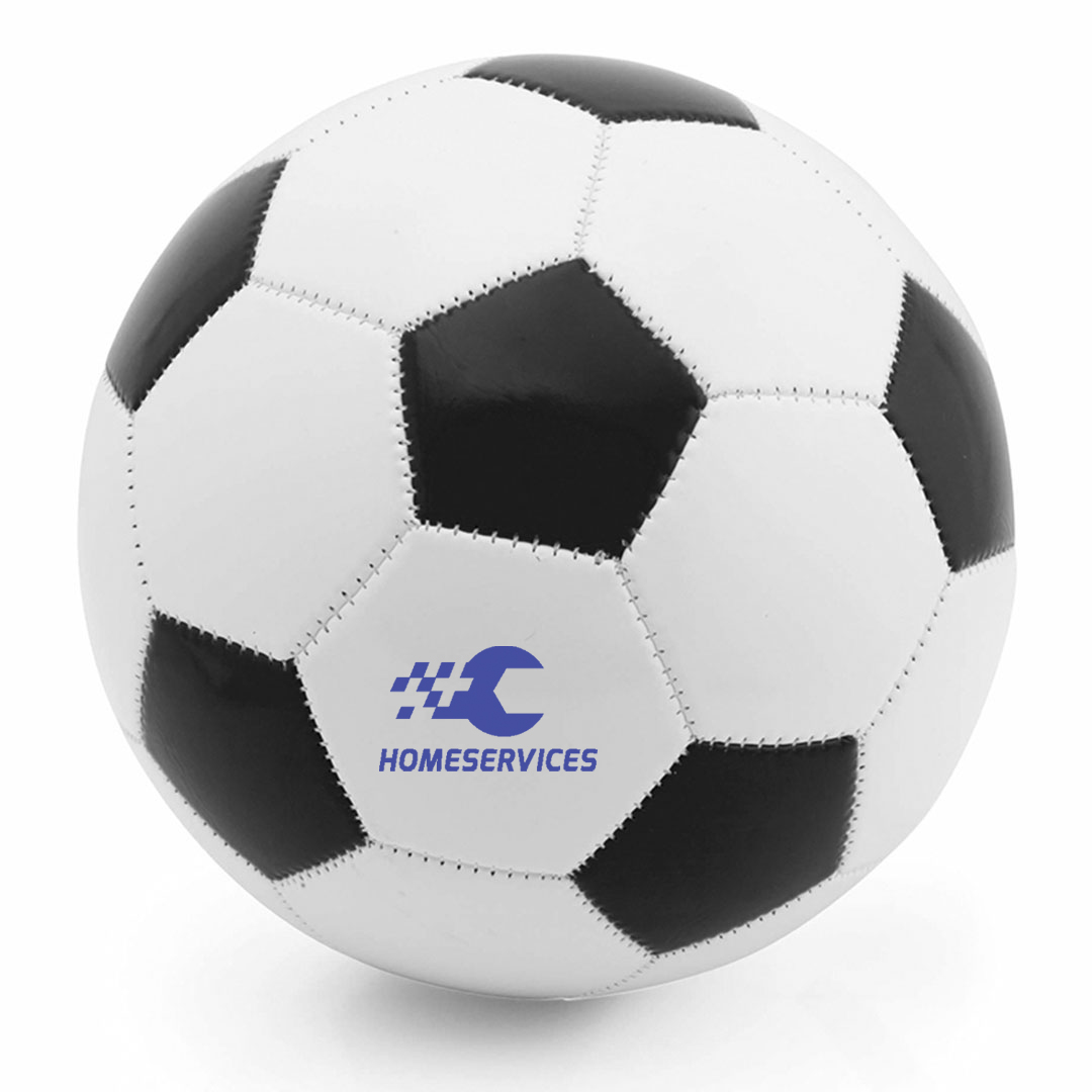 Ballon de football | Cuir PU | Taille 5 | Impression 1 couleur