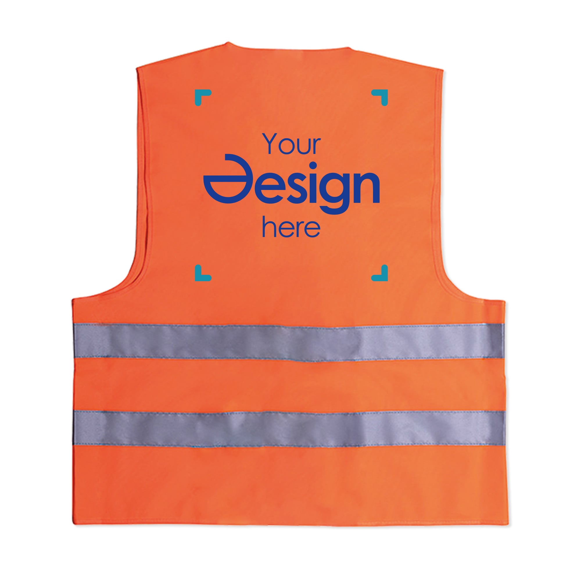 Warnweste Kronos | Einheitsgröße XL | EN20471 | Großer Druckbereich