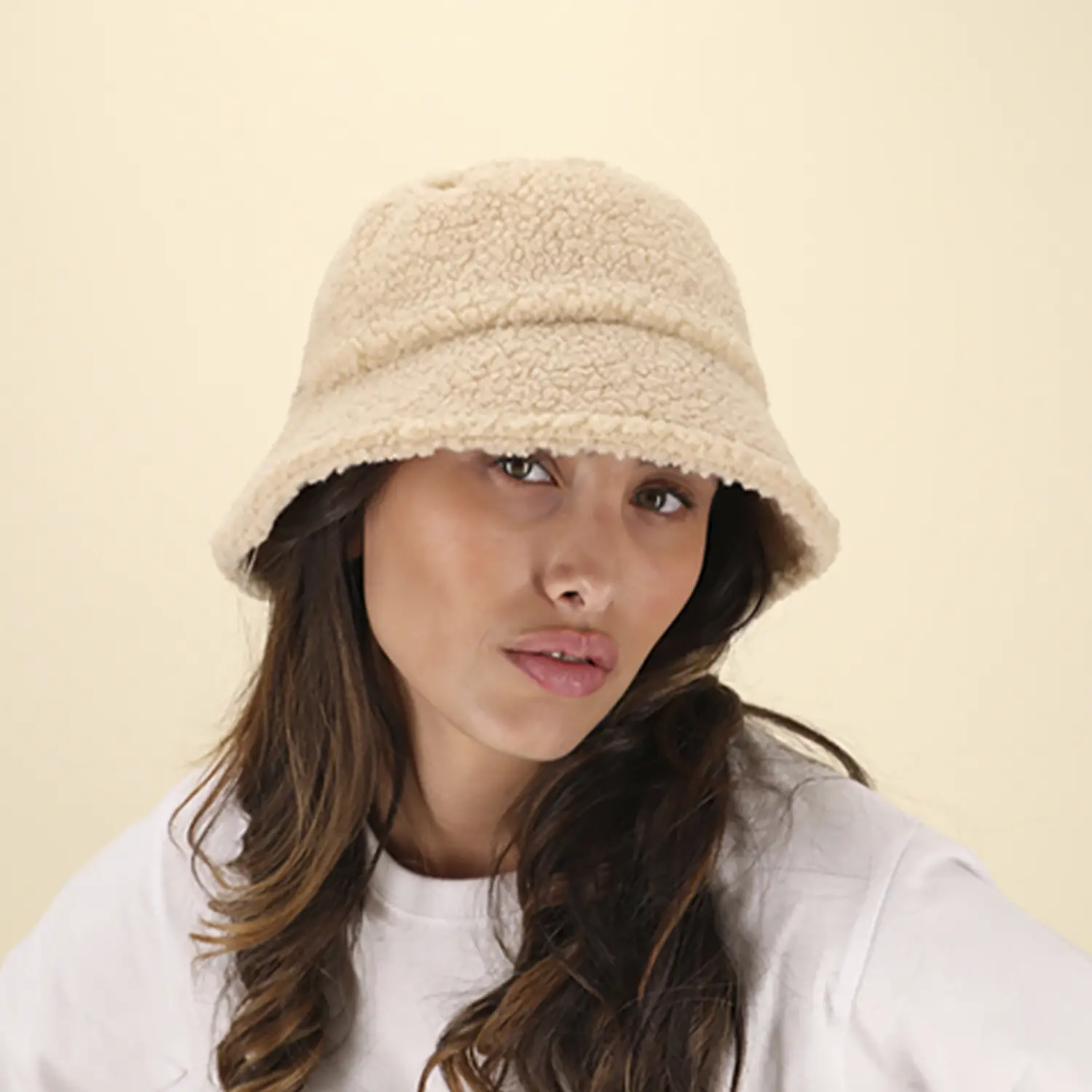 Chapeau d’hiver – Molleton Sherpa | Imitation peau de mouton | Chaud | Ajustable