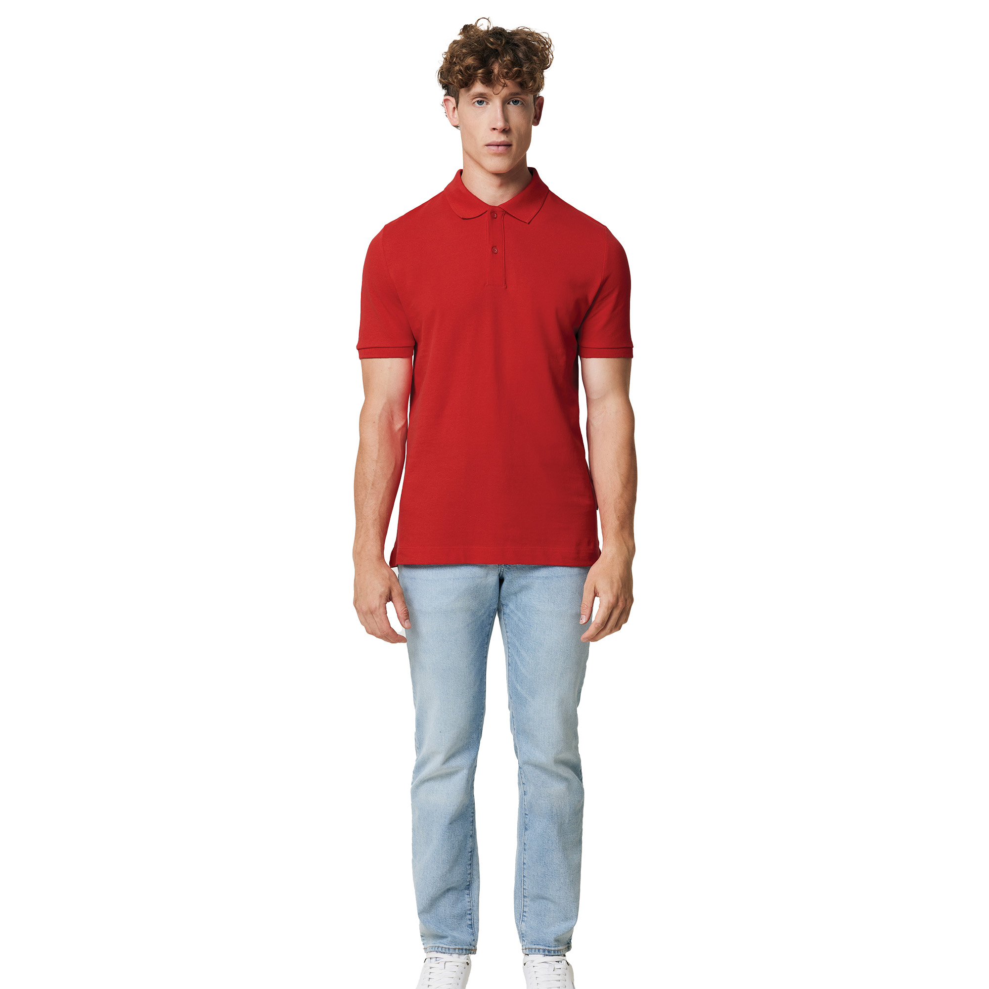 Iqoniq polo Juda - Unisex | Gerecycled katoen | 220 gr/m2