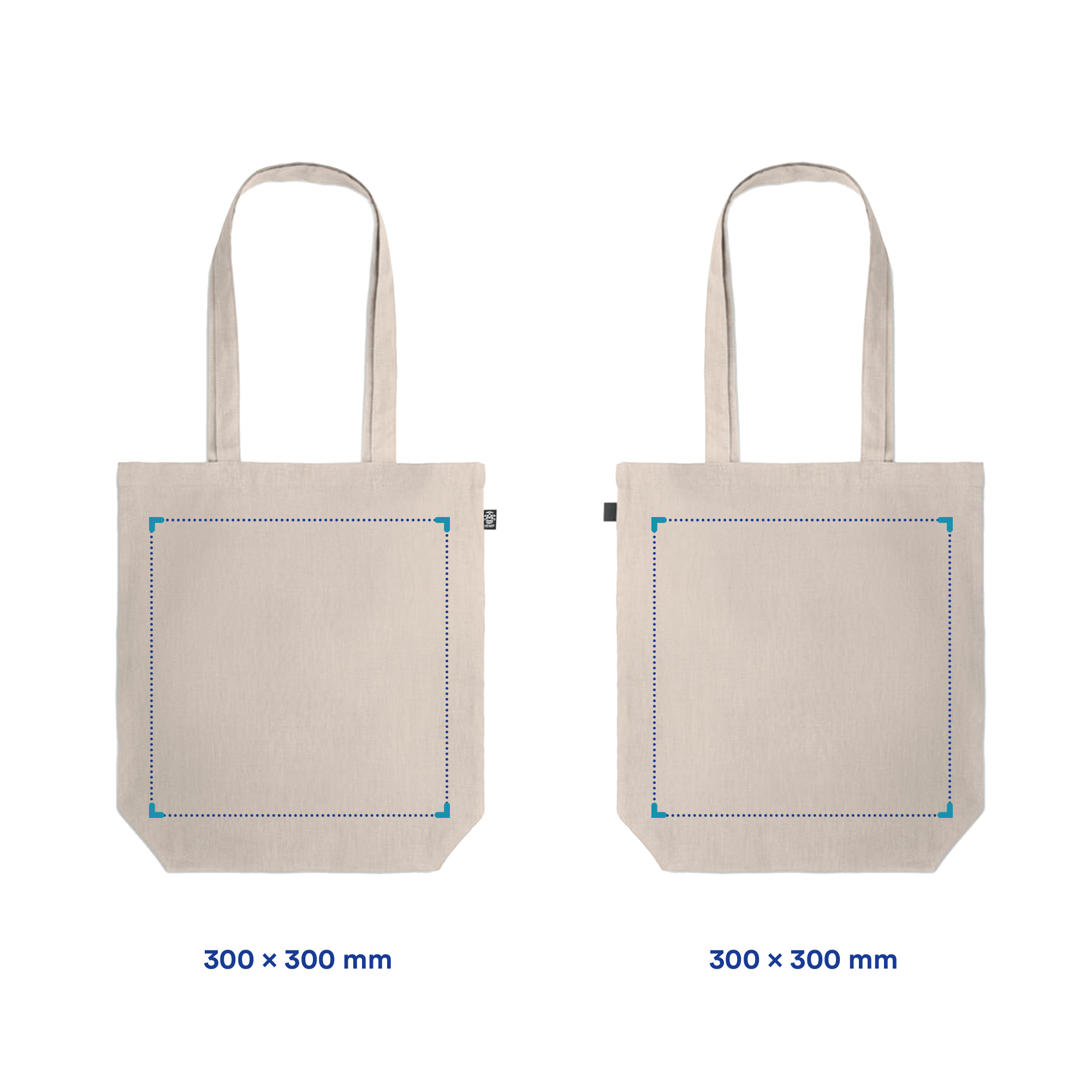 Shopper Eelco - 100% hennep | 38 x 10 x 42 cm | Lange hengsels
