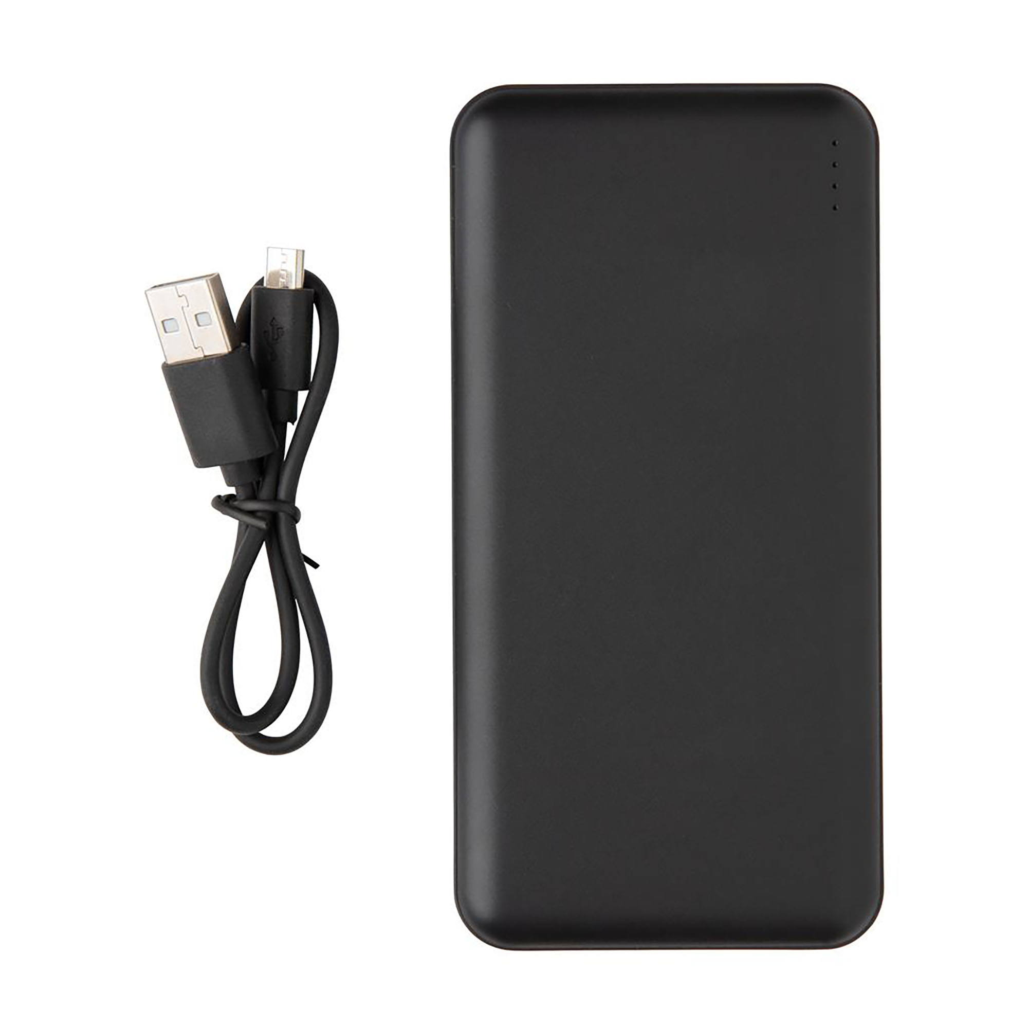 Power bank - 10.000 mAh | Nero o bianco | 2 connessioni USB