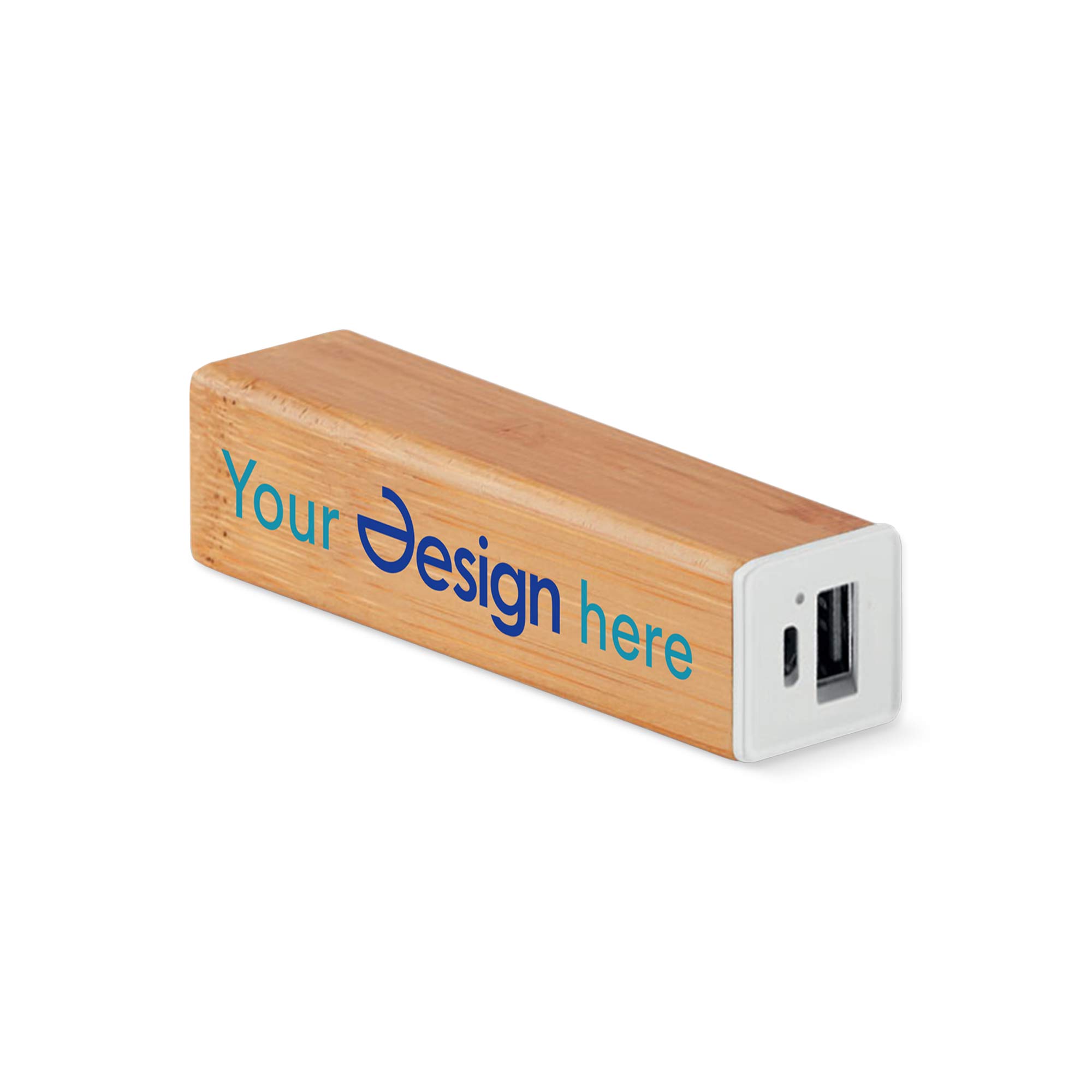Powerbank Milan | 2200 mAh | Bambus | Type C