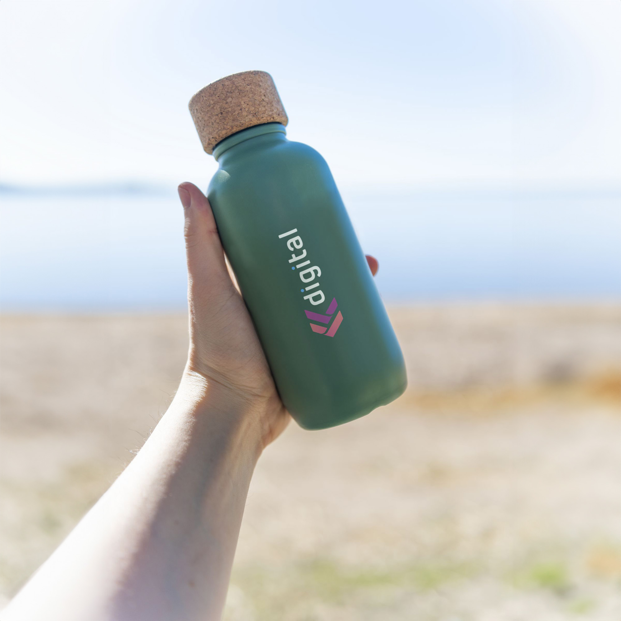 EcoBottle - 650 ml | Canne à sucre | Fabriqué en Europe | Impression jusqu'à 4 couleurs