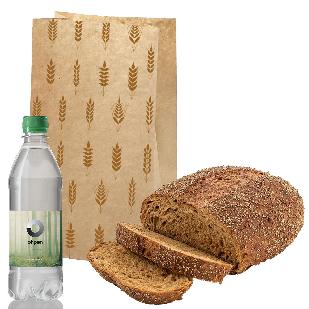 Borsa da forno - Grande | Carta kraft | 15x9x29cm | Stampa a 1-3 colori | Ampia circolazione