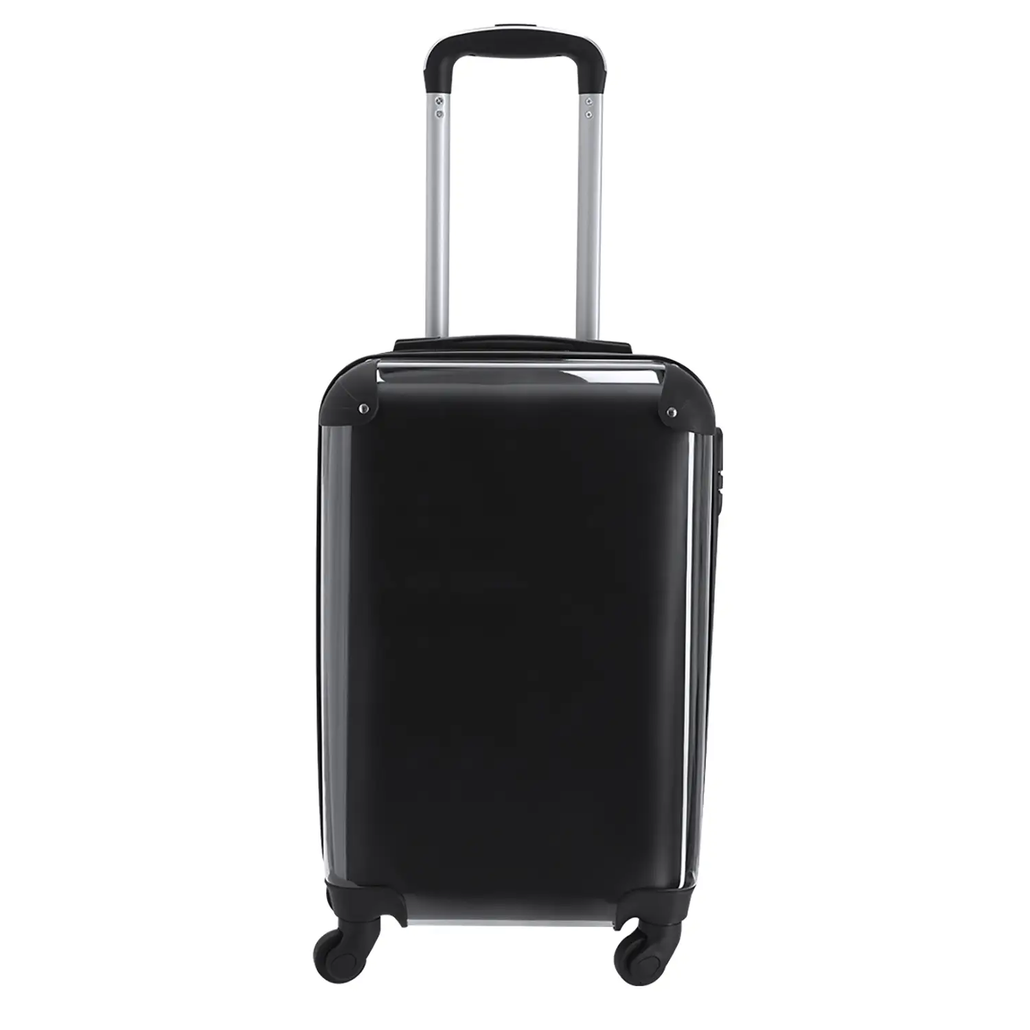 Trolley Jabes – Personaliseerbaar | Transparante voorzijde | 4 wielen | Veiligheidsslot