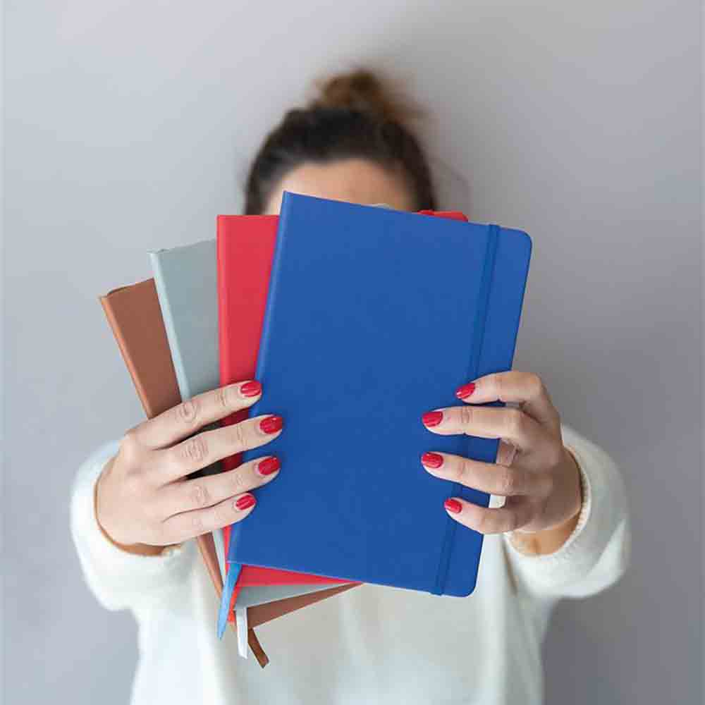 Notizbuch Deluxe - A5 | 160 Blatt | Hardcover | Kunstleder
