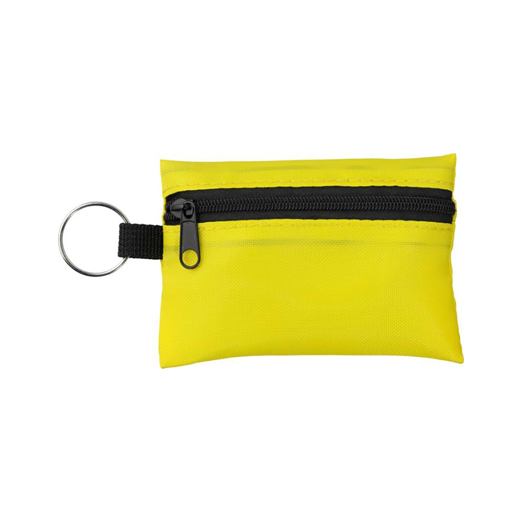 Kit di pronto soccorso - Compatto e portatile | 16 pezzi | Astuccio in poliestere 420D con portachiavi