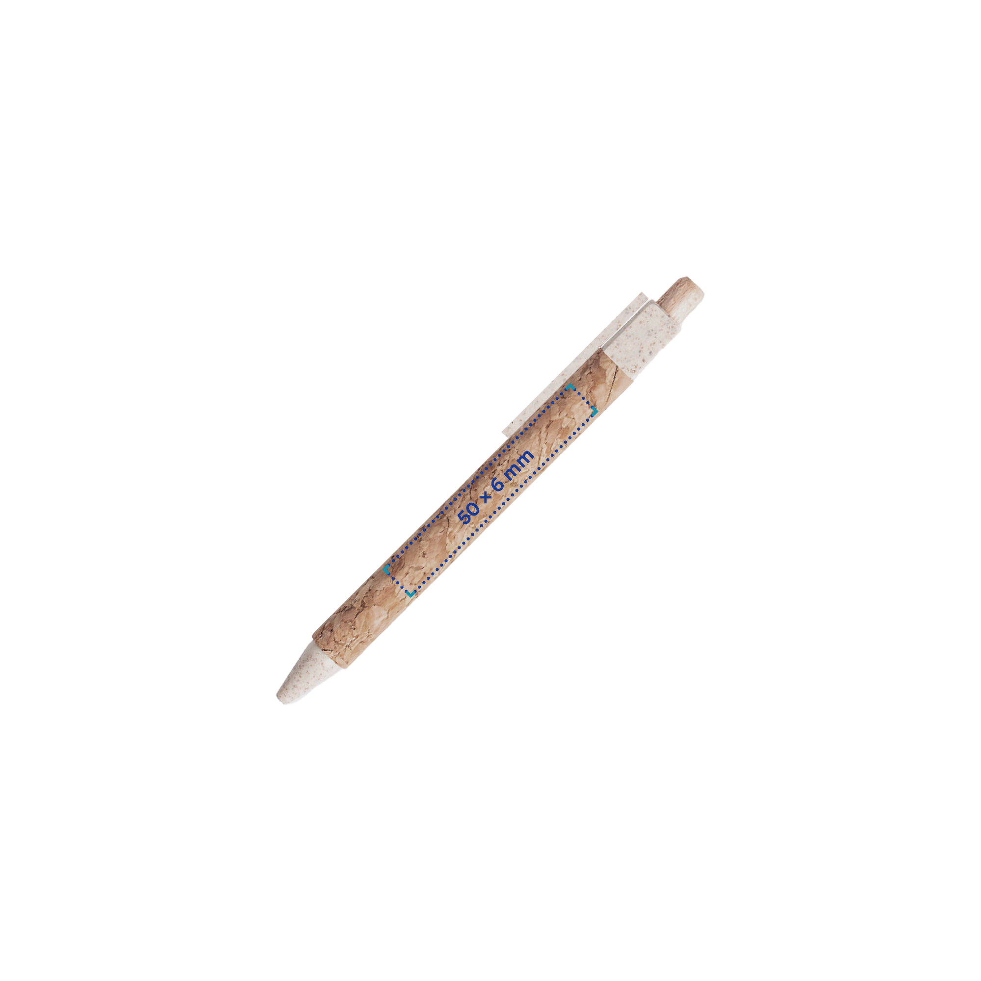 Carnet - A5 | Liège et paille de blé | Incl. stylo à bille