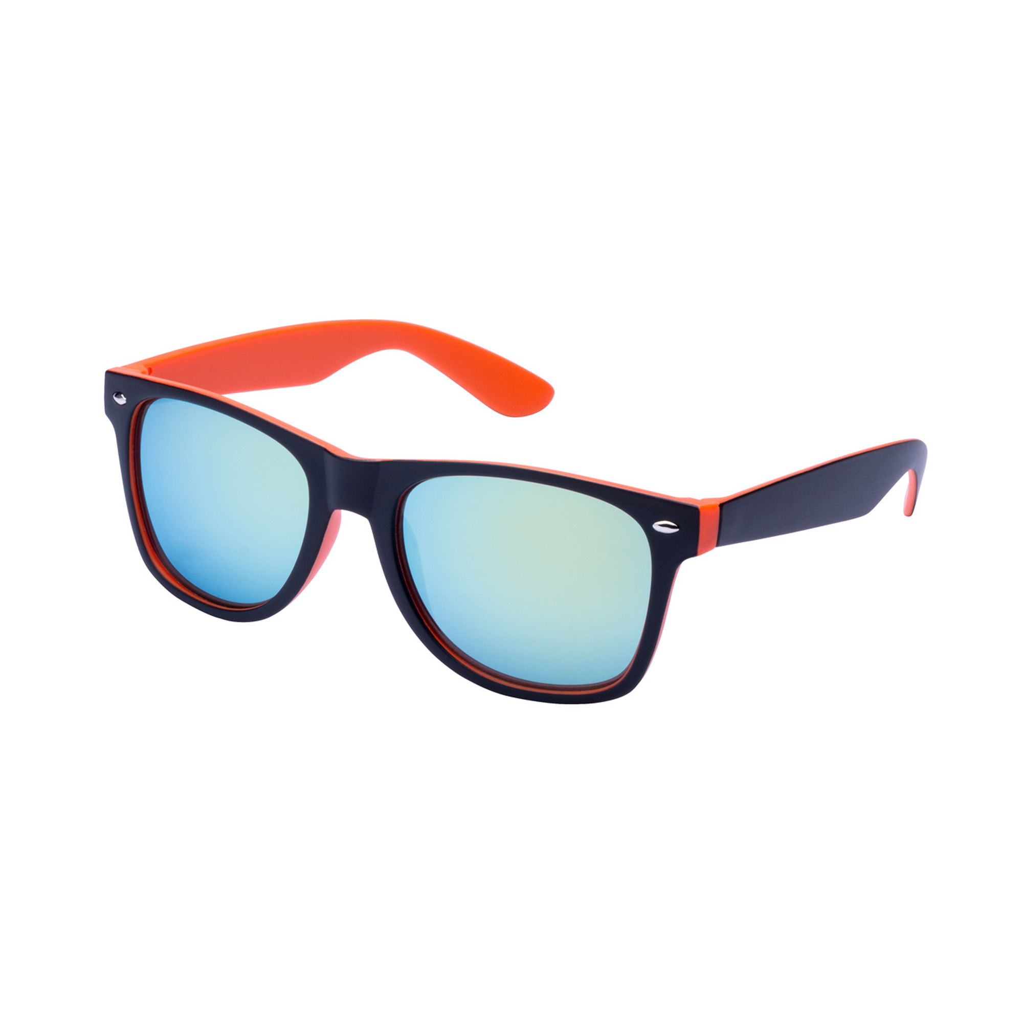Sonnenbrille - UV400 Schutz | Zweifarbig | Verspiegelte Gläser