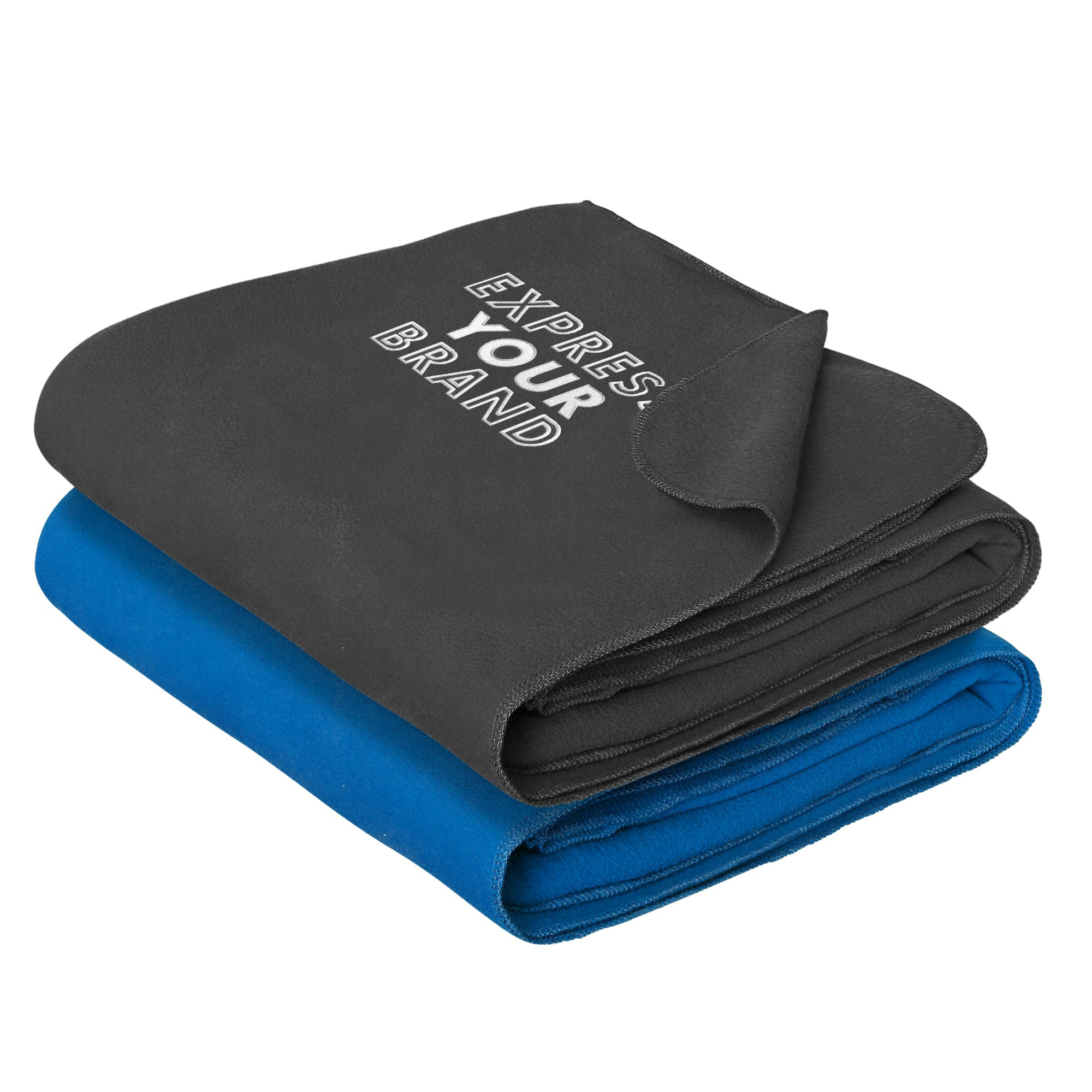 Fleece deken Jax - 180 g/m2. | Gekleurd| 150 x 120 cm| Tot 4 kleuren bedrukking