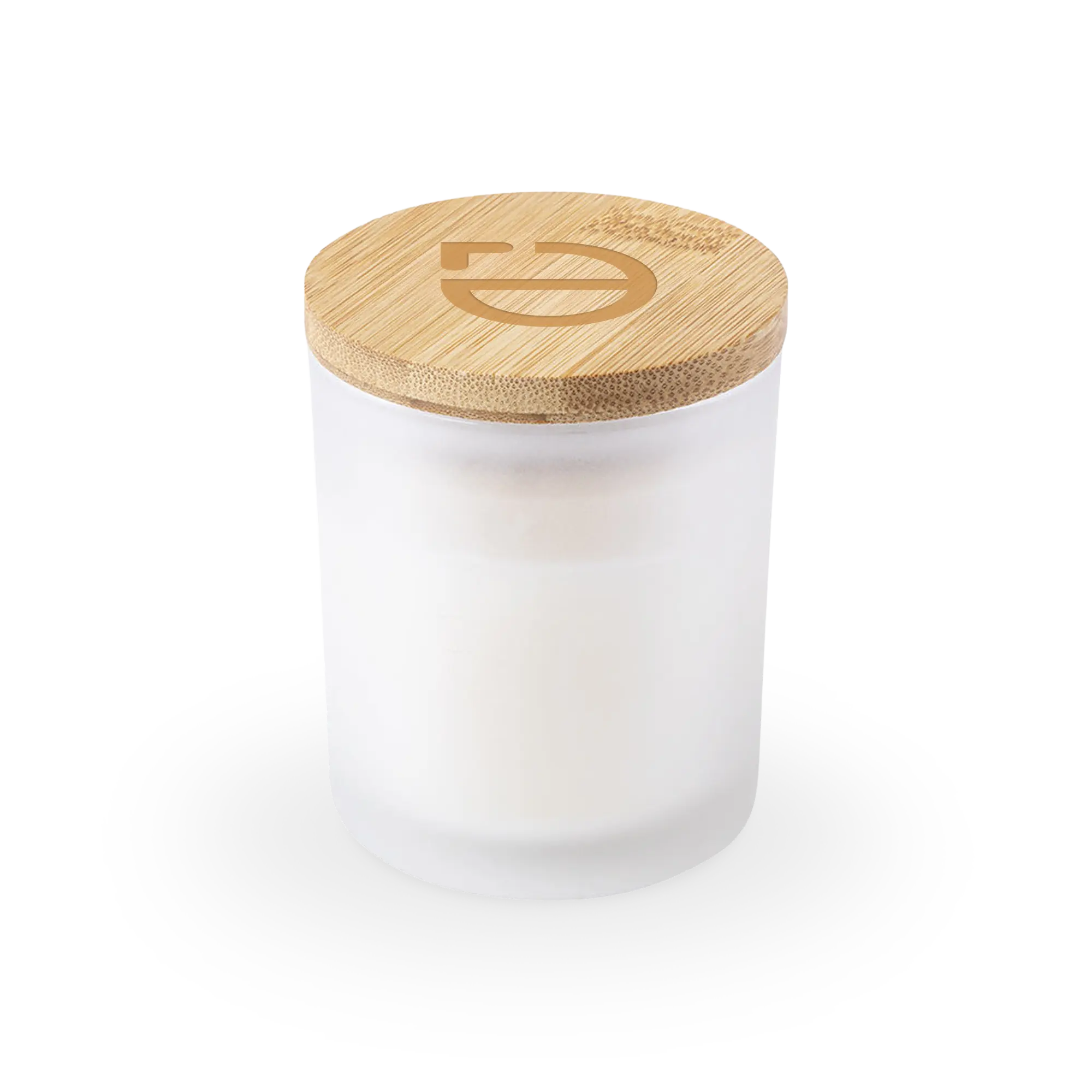 Kaars met bamboe - Bastiaan | Glazen pot | Vanillegeur | Herbruikbaar
