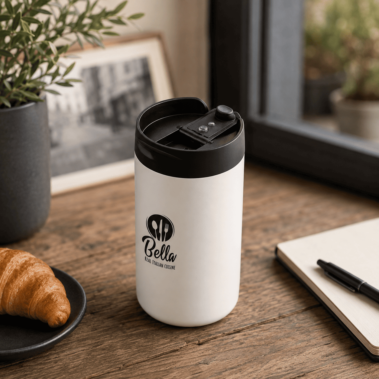 Thermobeker Lio – 250 ml | RCS RVS gerecycled | Met Schroefdeksel | Corrosiebestendig
