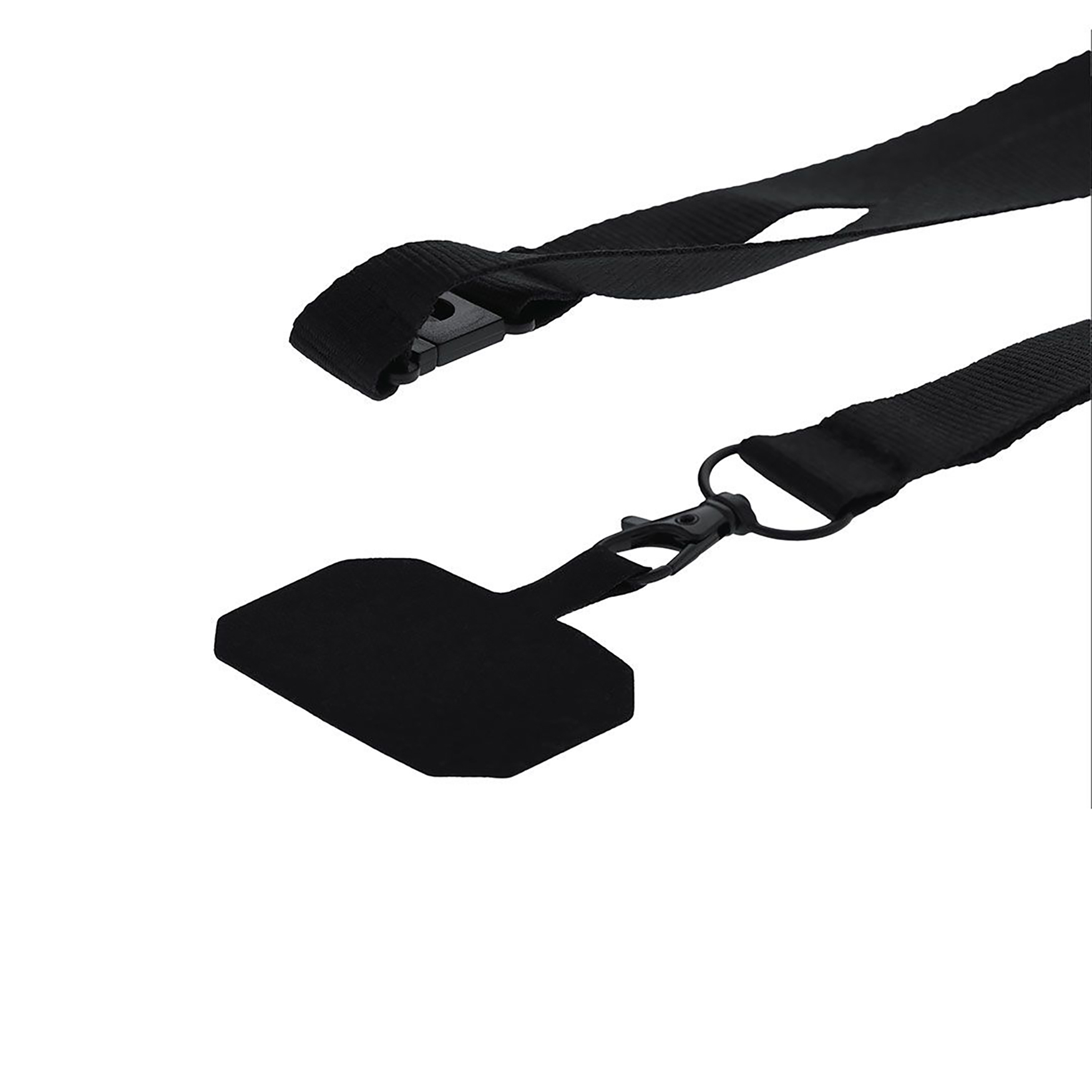 Smartphone Lanyard - Sicherheitsverschluss | Polyester Material | Metallkarabiner