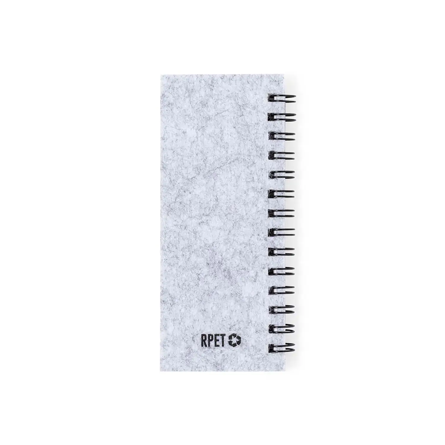 Bloc-notes en feutre RPET – 30 pages | 5 blocs adhésifs | Recyclé | Fermeture élastique