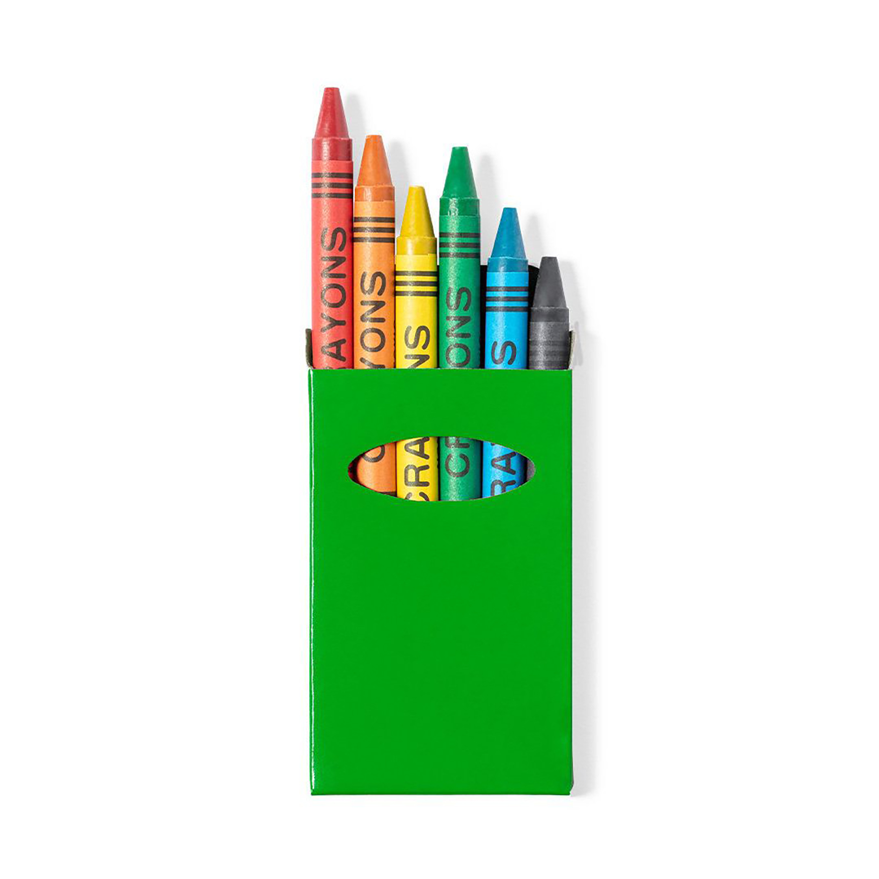 Set pastelli - Scatola cartone | 6 pezzi | Colori