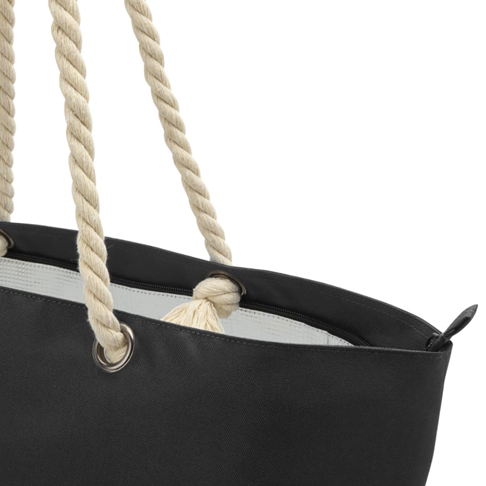 Sac de plage et glacière recyclé Panama – 23L | Compartiment isotherme | Poignées en corde de coton