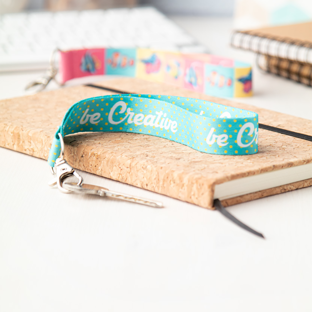 Schlüsselanhänger | Lanyard mit Karabinerhaken | All-Over-Druck | Vollfarbdruck
